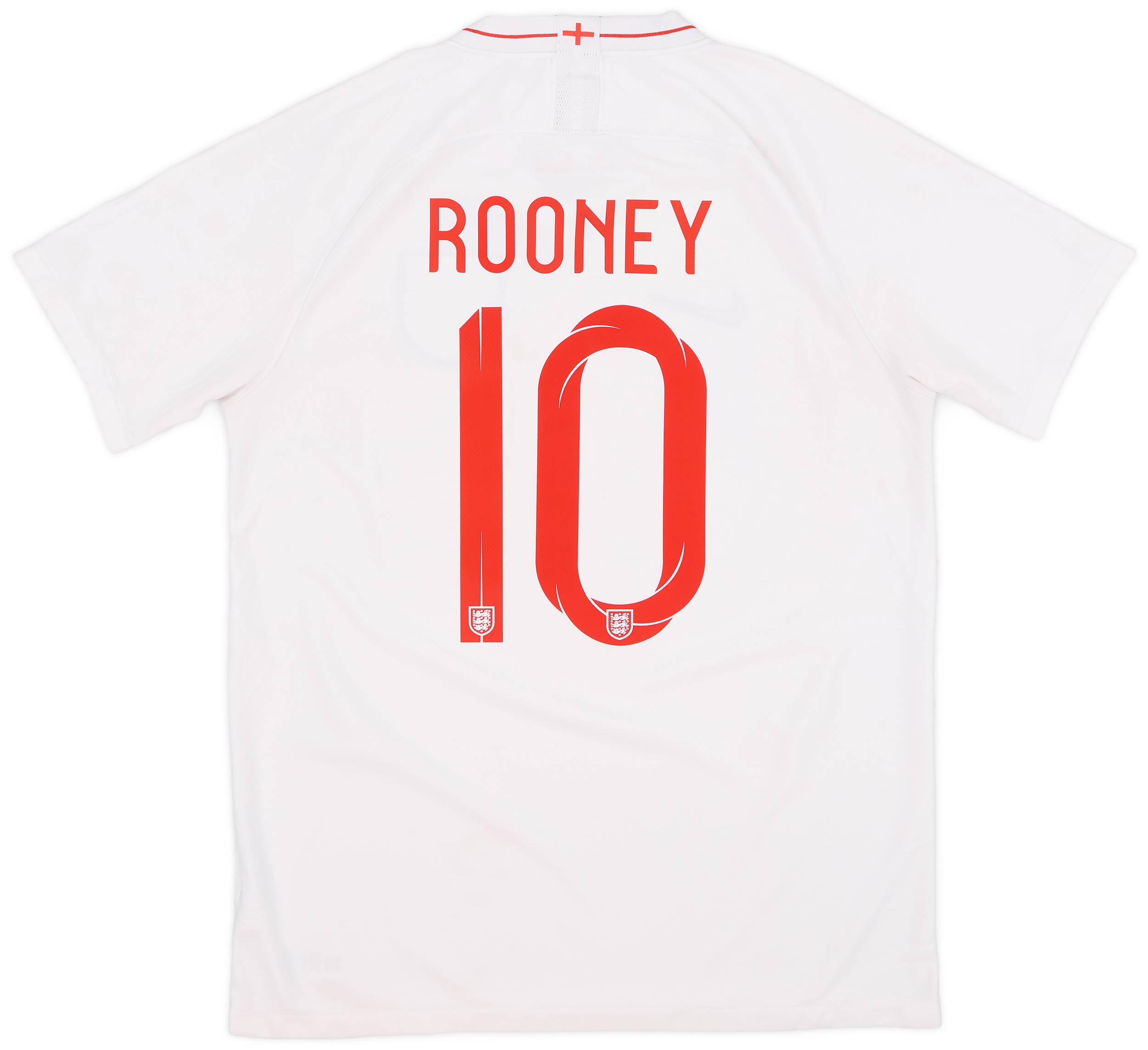 2018-19 England Home Shirt Rooney #10 - 6/10 - (L)