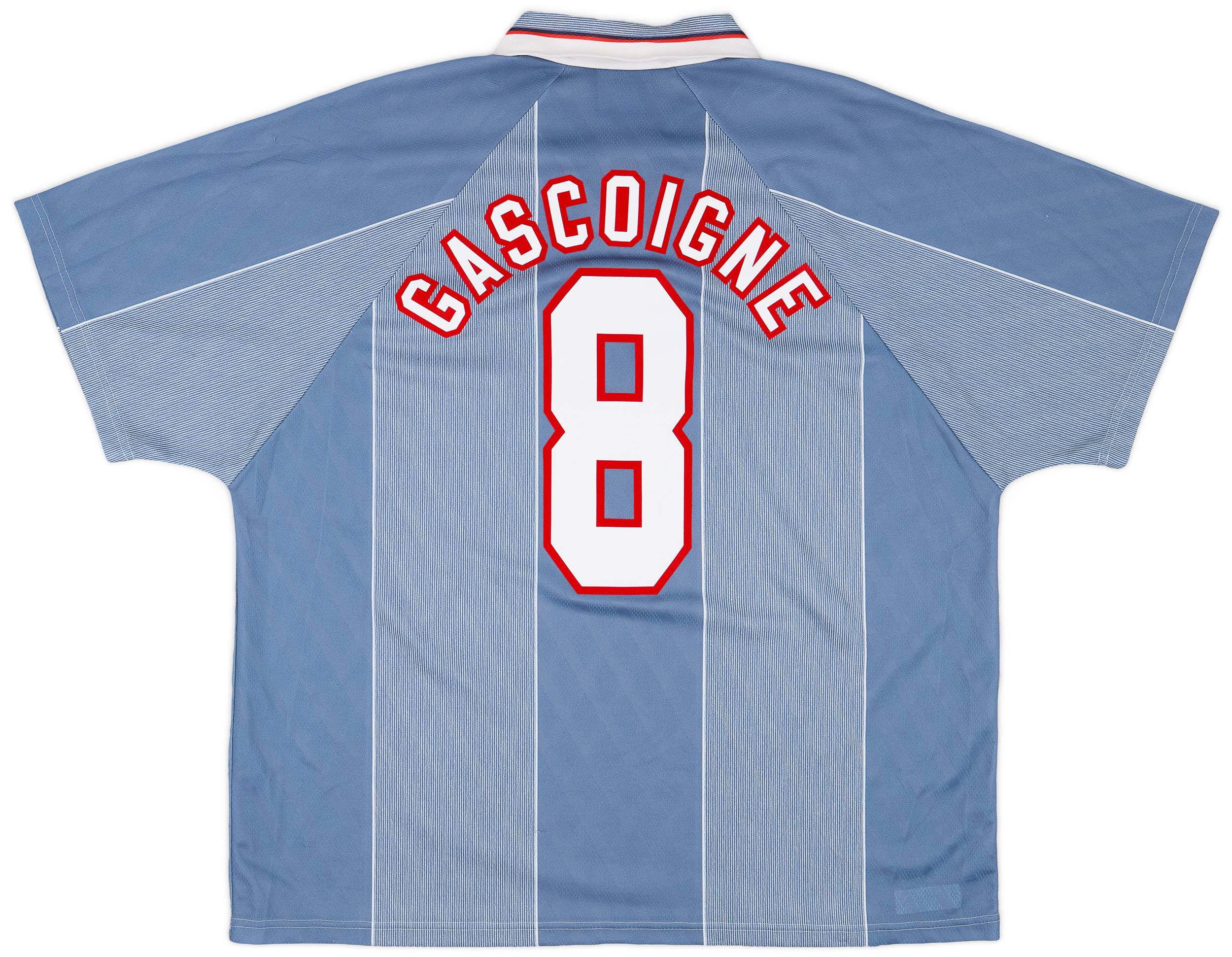 1996-97 England Away Shirt Gascoigne #8 - 6/10 - (XXL)