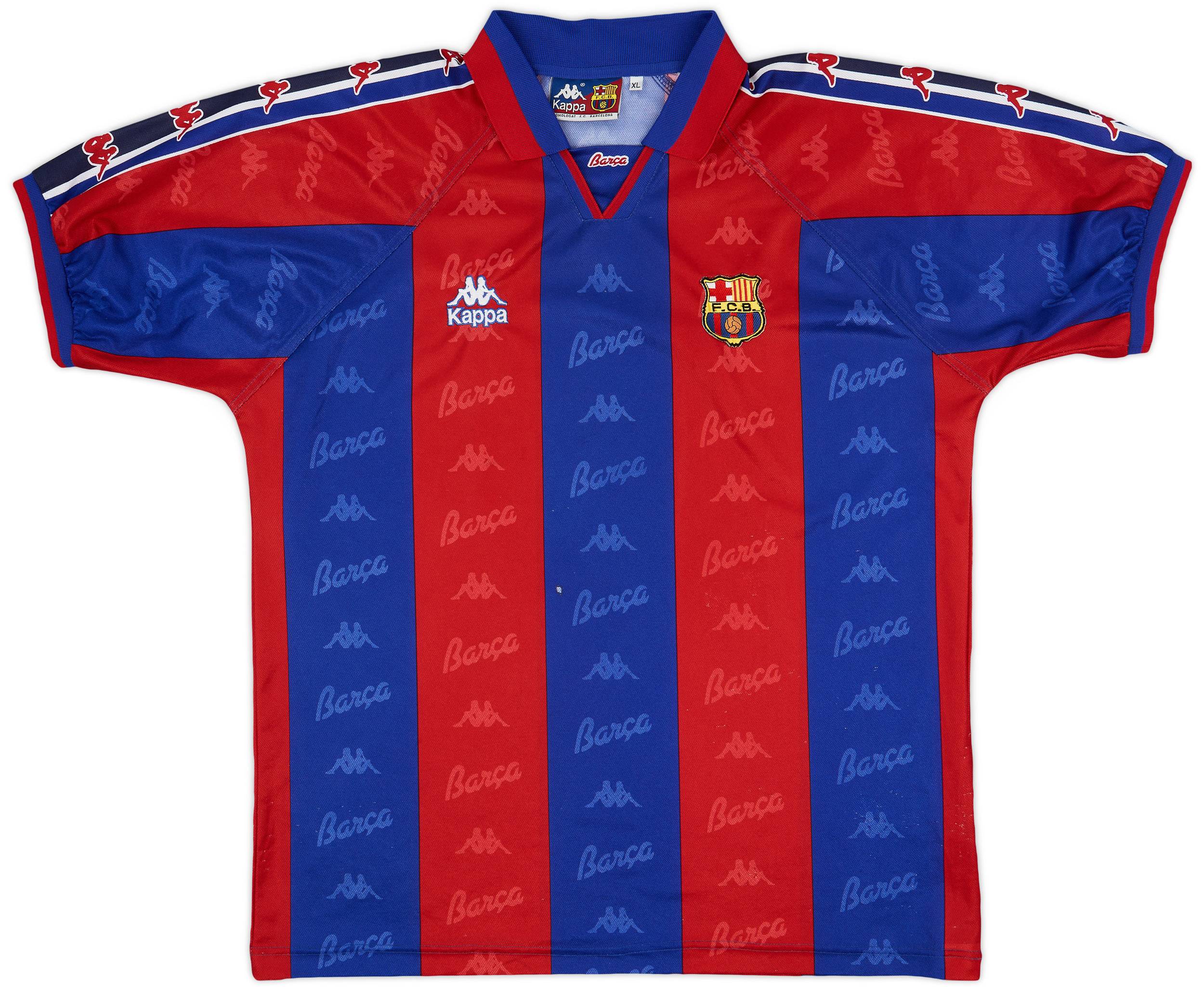 1995-97 Barcelona Home Shirt - 5/10 - (XL)
