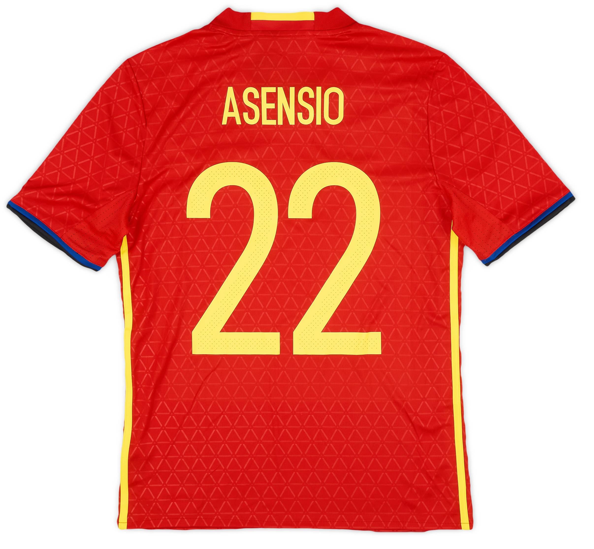 2016-17 Spain Home Shirt Asensio #22 (XL.Boys)
