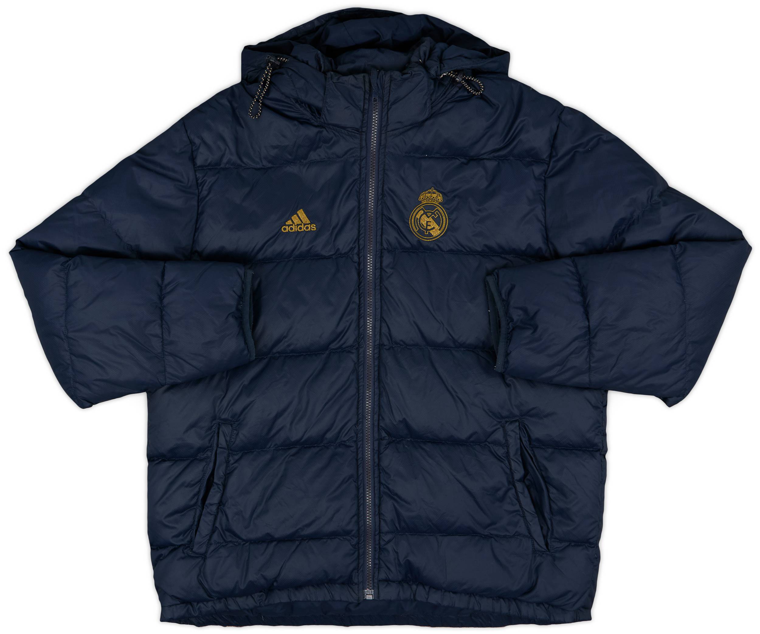 2009-10 Real Madrid adidas Padded Bench Coat - 9/10 - (S)