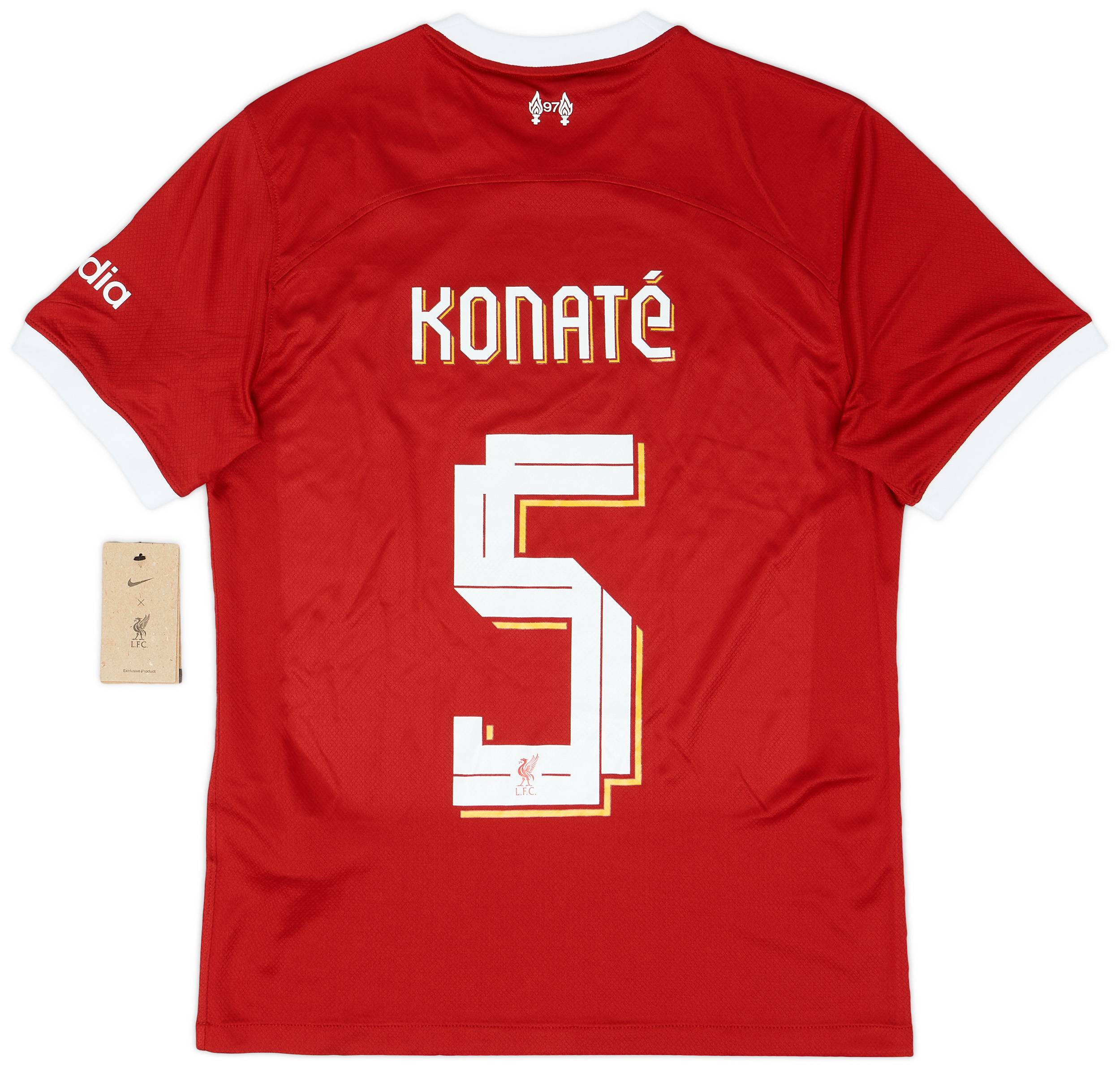 2023-24 Liverpool Home Shirt Konate #5 (S)