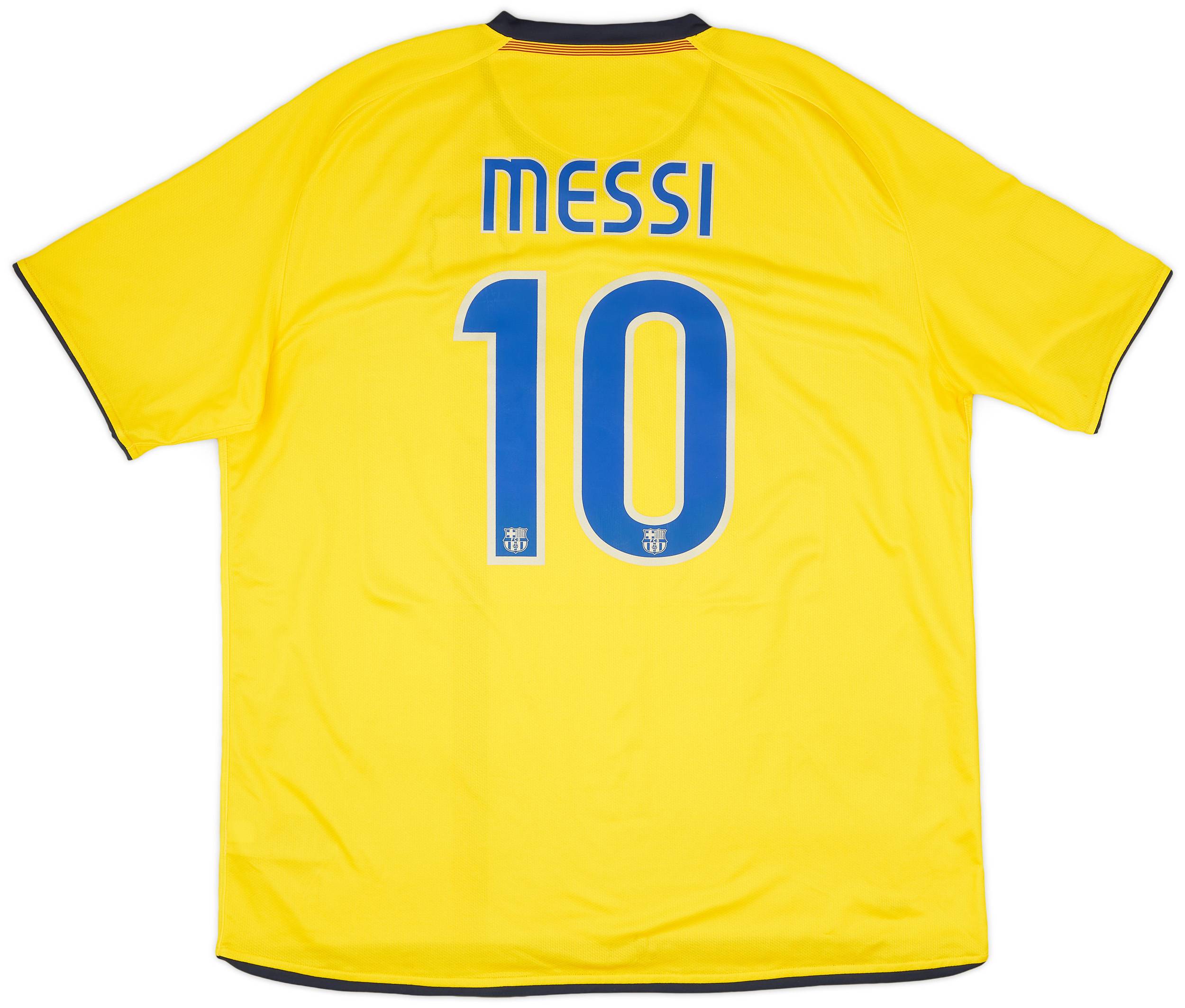 2008-10 Barcelona Away Shirt Messi #10 - 8/10 - (XXL)