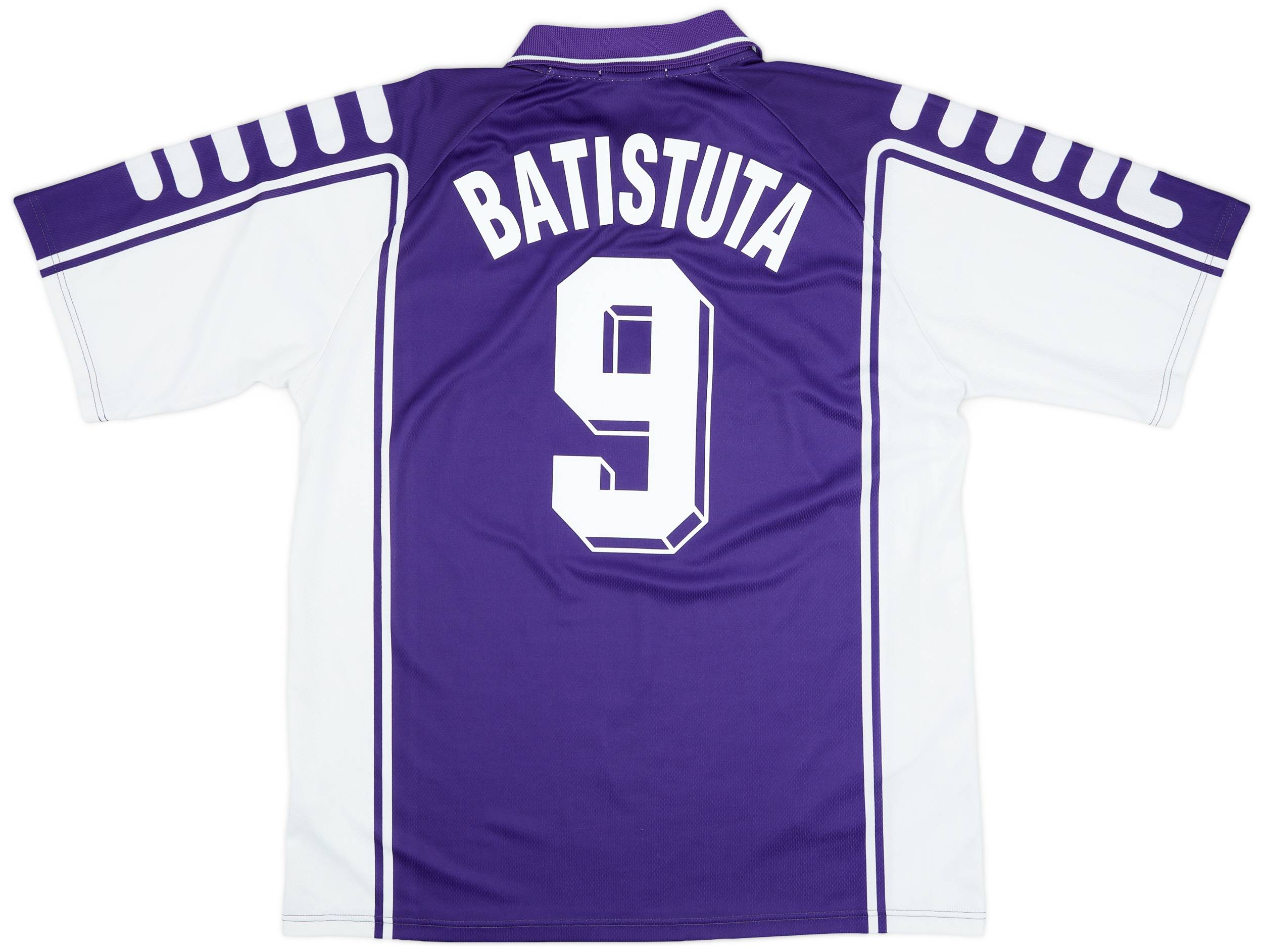 1999-00 Fiorentina Home Shirt Batistuta #9 - 9/10 - (XL)