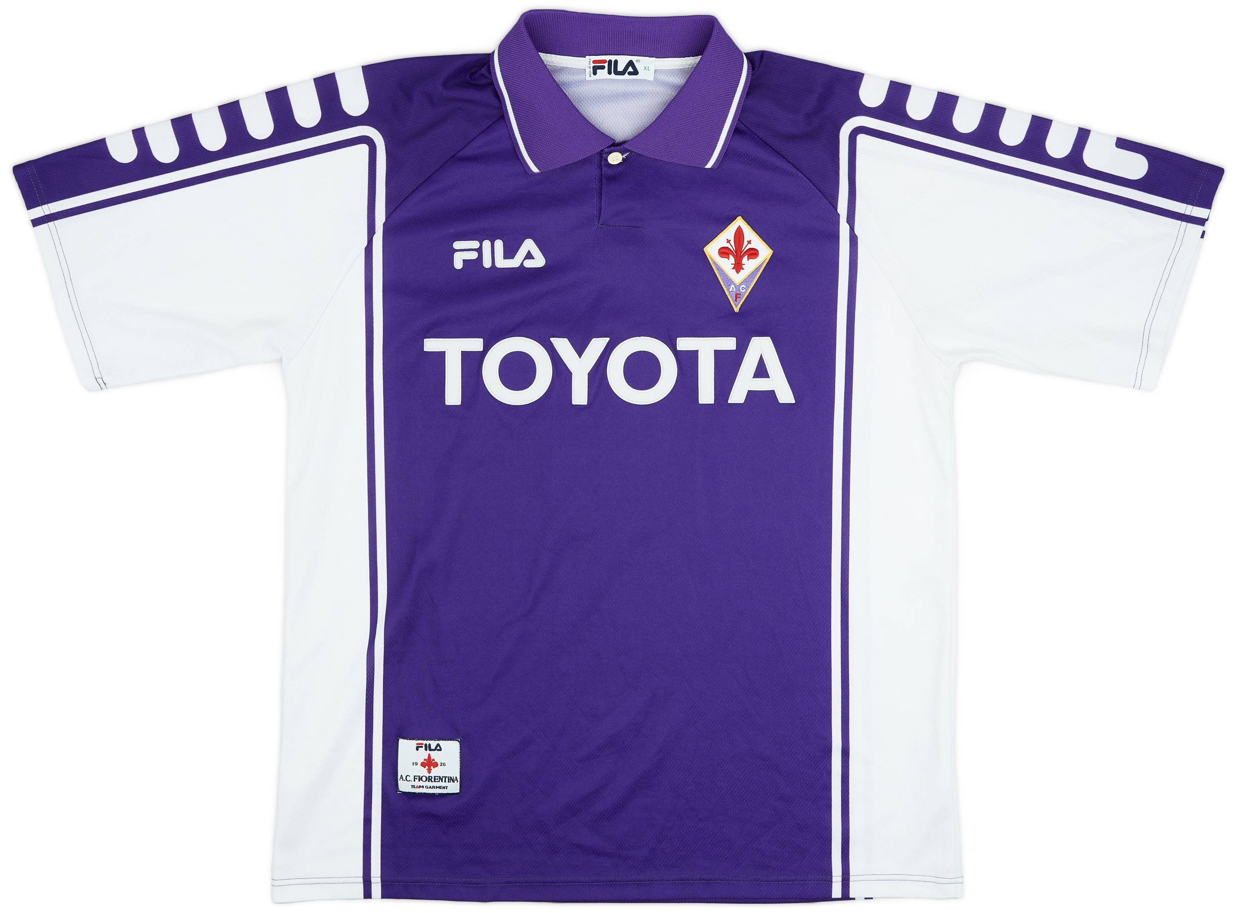 1999-00 Fiorentina Home Shirt Batistuta #9 - 9/10 - (XL)