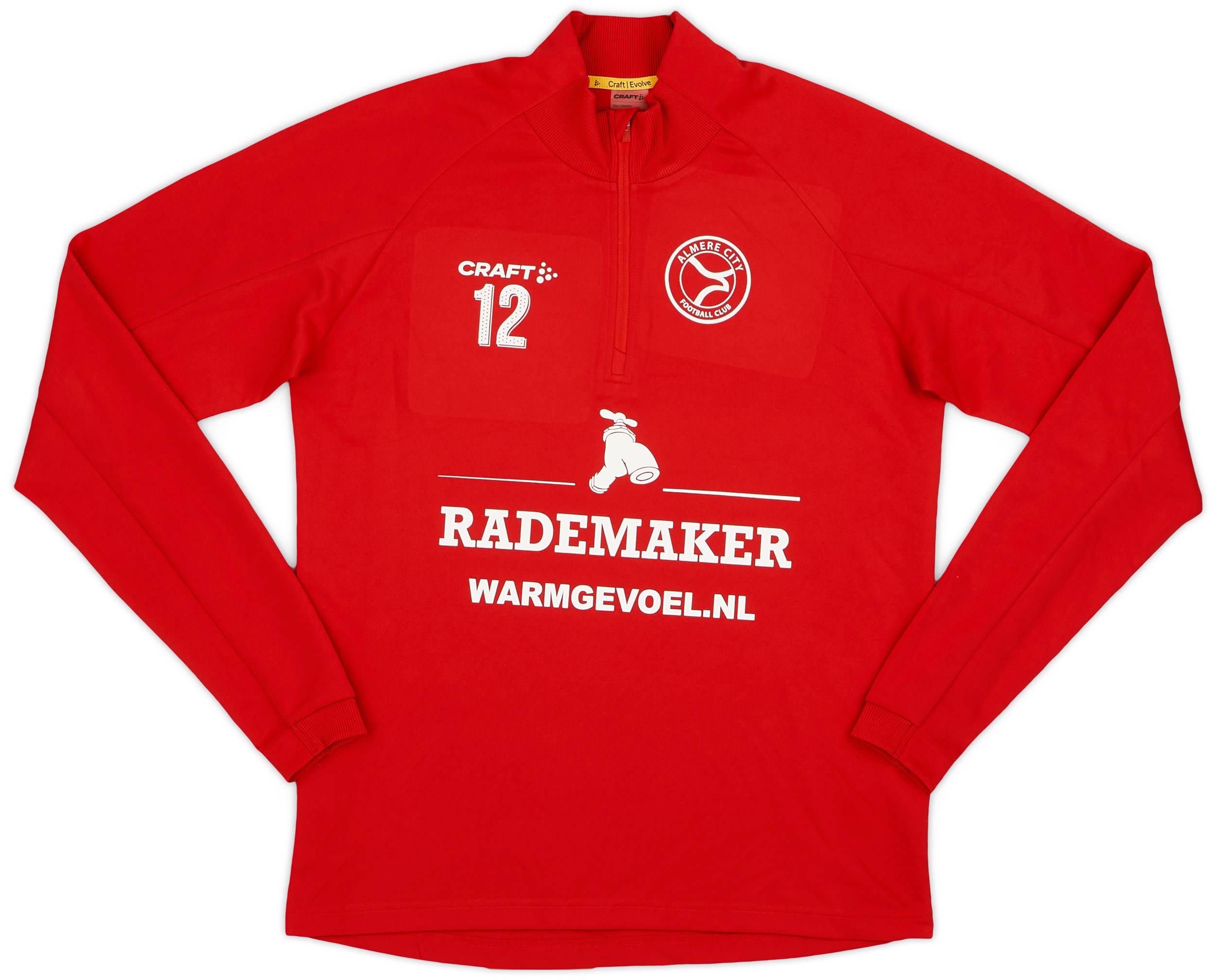 2021 22 Almere City Player Issue Craft 1 4 Zip Training Top 12 9 10 M