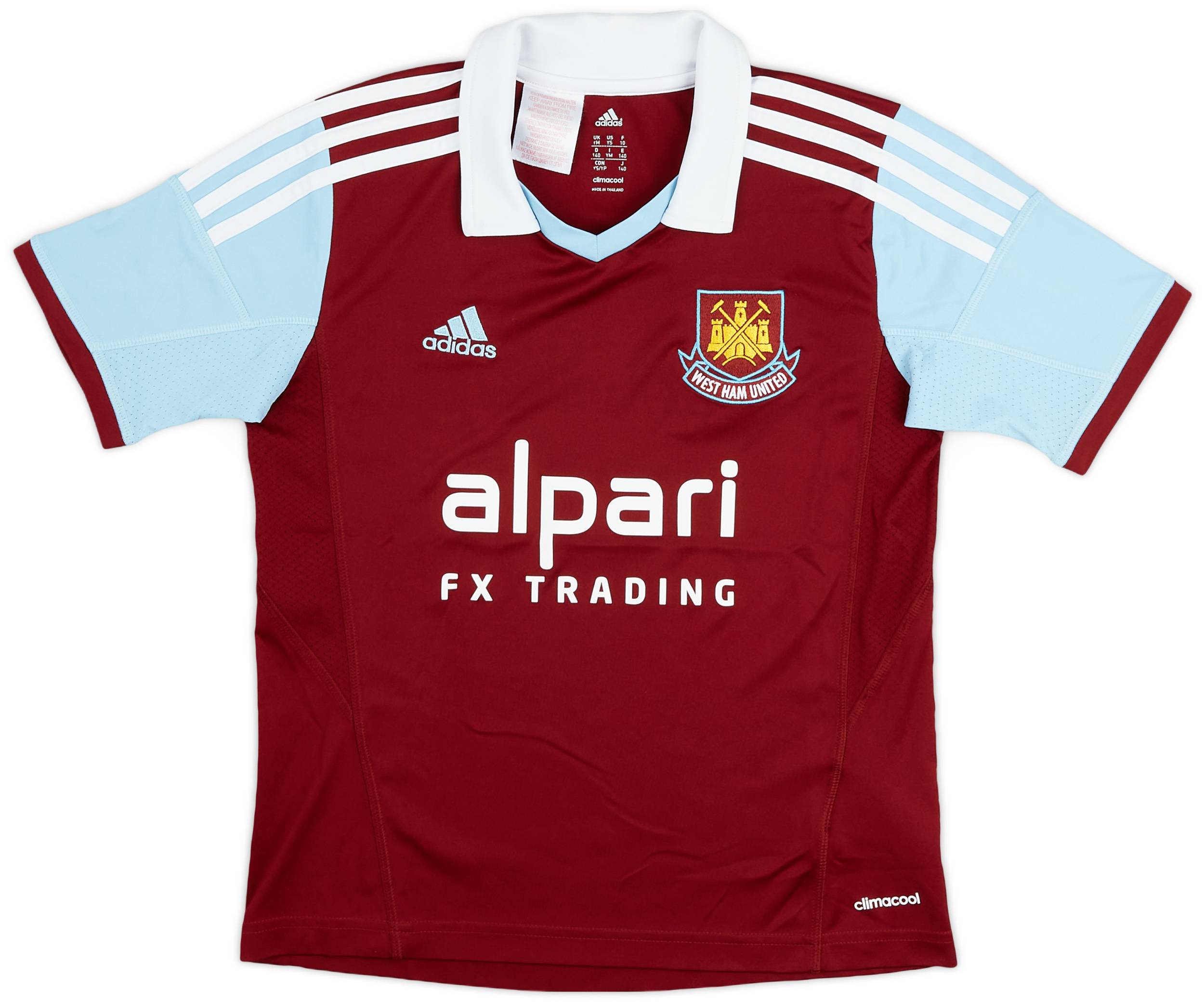 2013-14 West Ham Home Shirt - 9/10 - (M.Boys)
