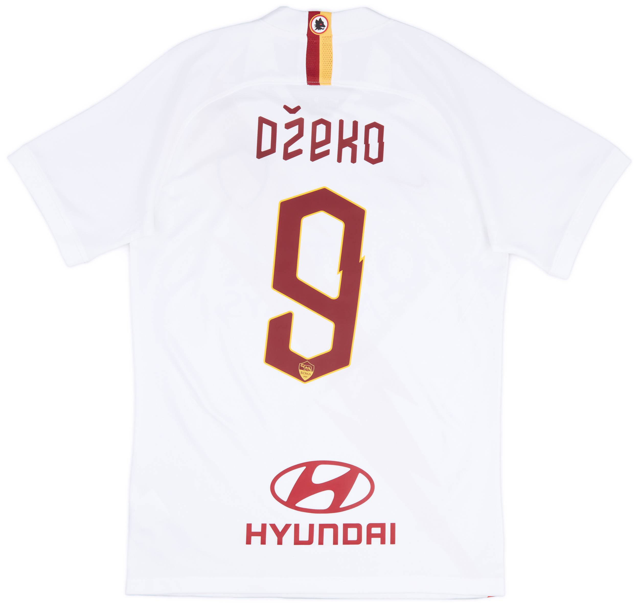 2019-20 Roma Away Shirt Džeko #9 - 8/10 - (S)