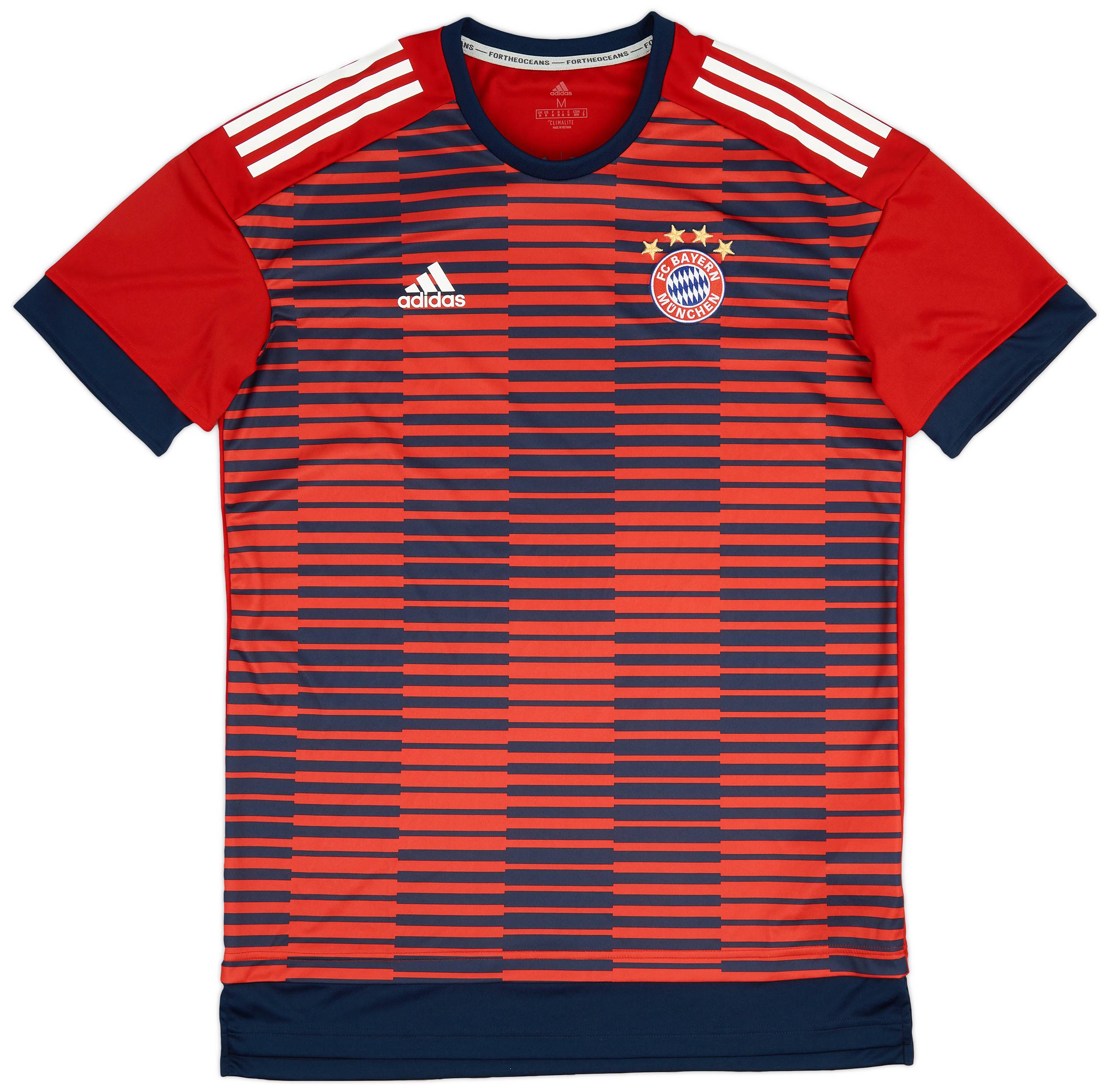 Adidas bayern munchen presentatie trainingspak 2018 bayern red white top