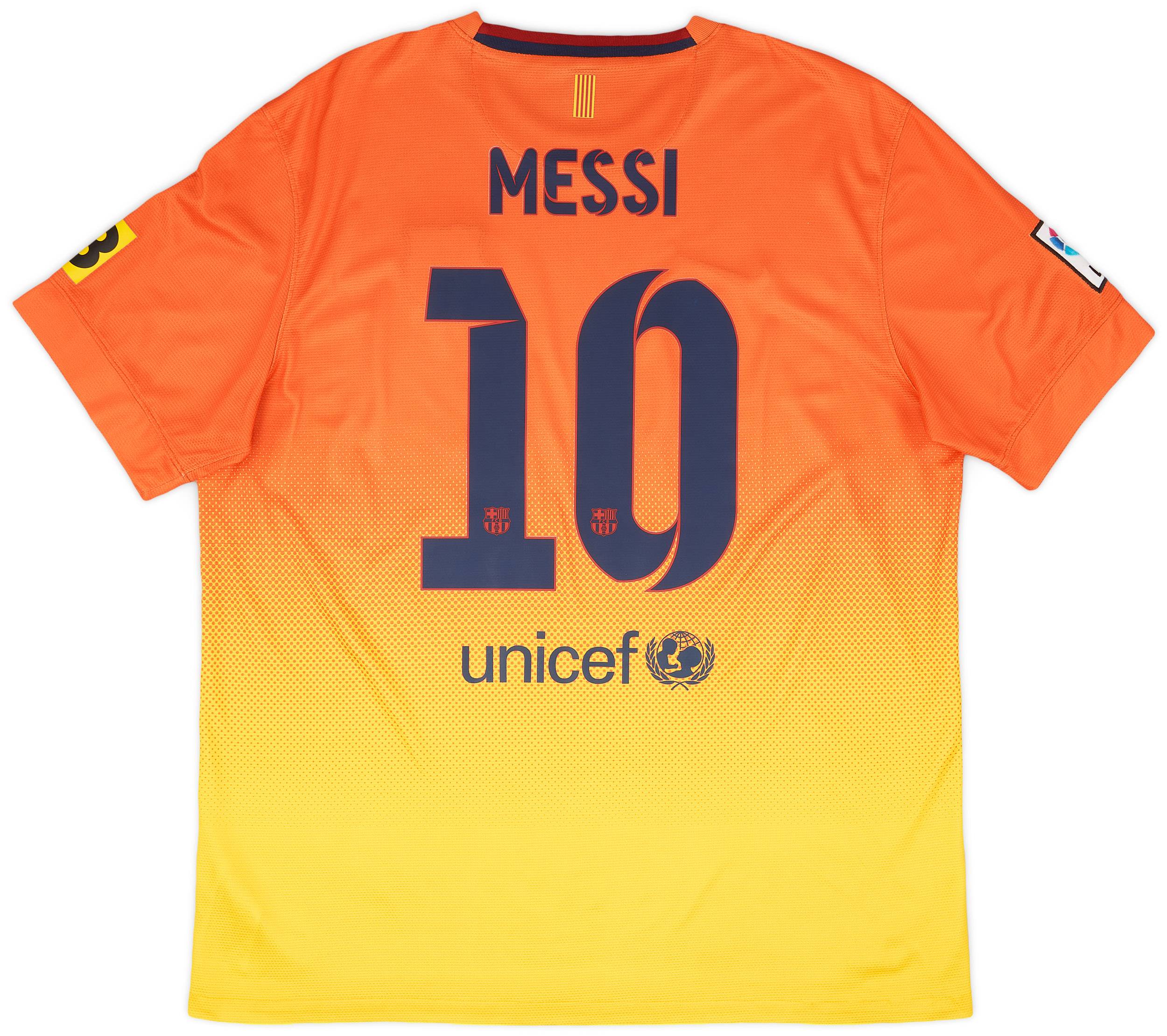 2012-13 Barcelona Away Shirt Messi #10 - 9/10 - (XL)