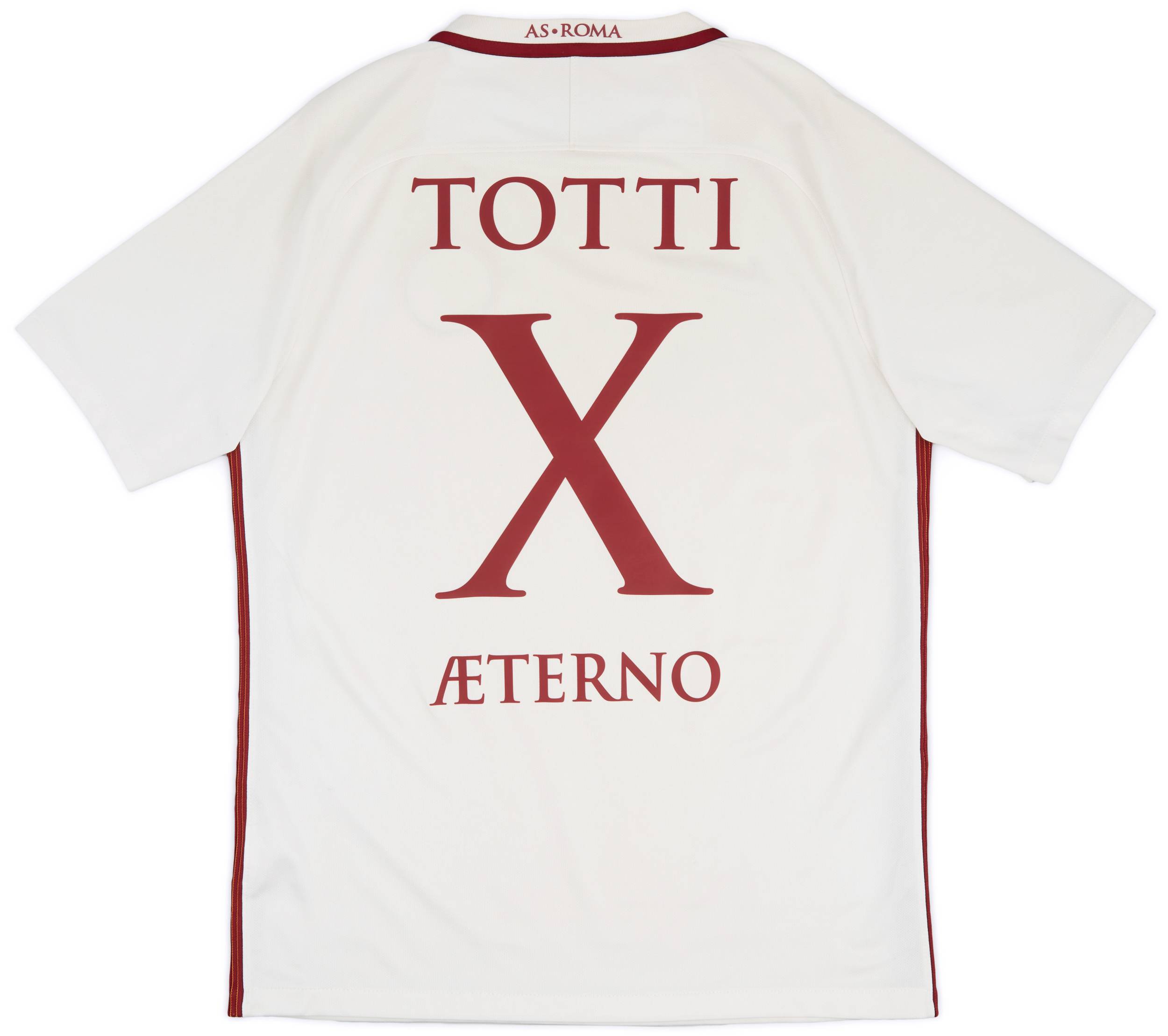 2016-17 Roma Away Shirt 'Aeterno X - Totti' - 6/10 - (M)