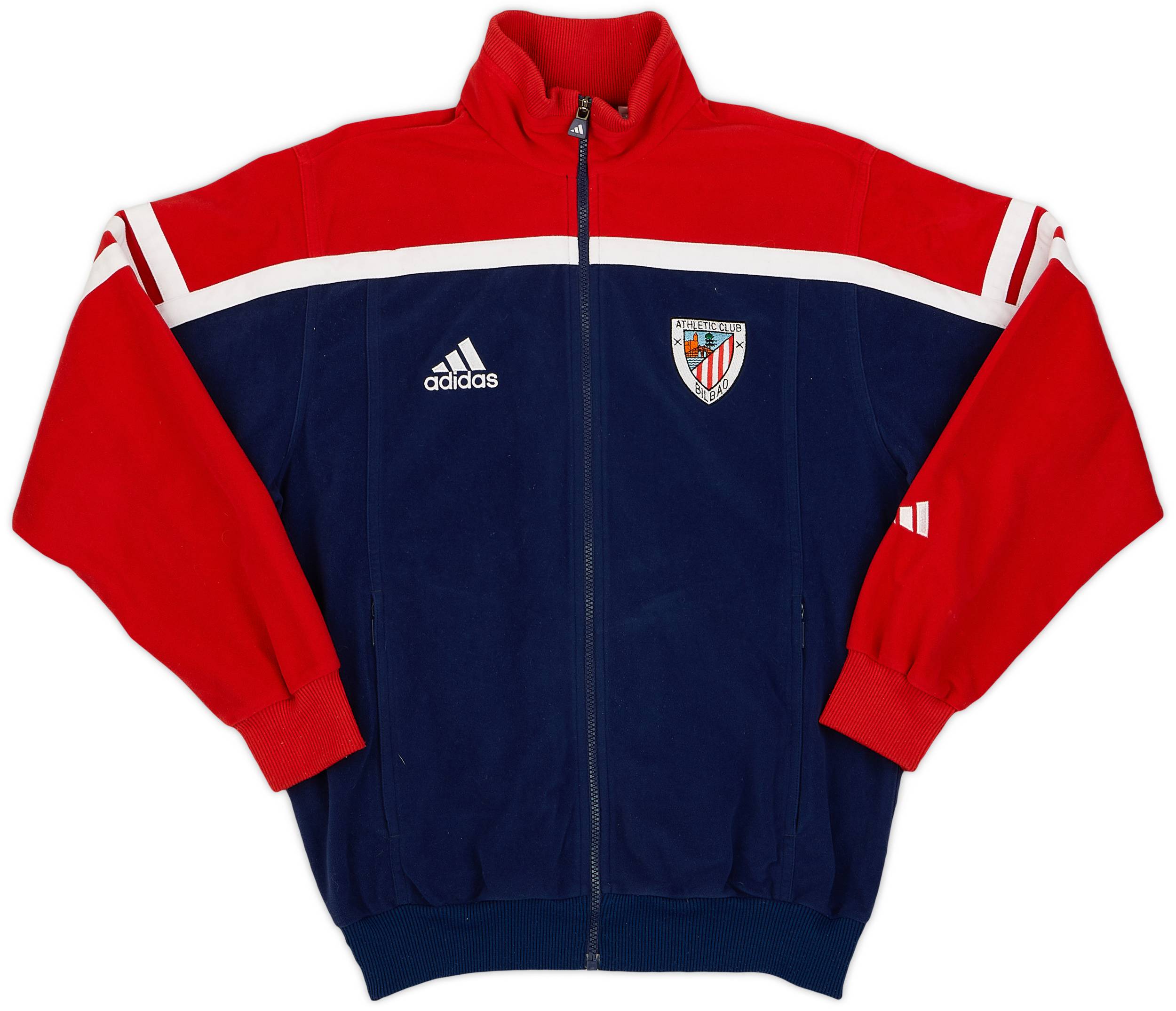 2000-01 Athletic Bilbao adidas Fleece Jacket - 9/10 - (L)