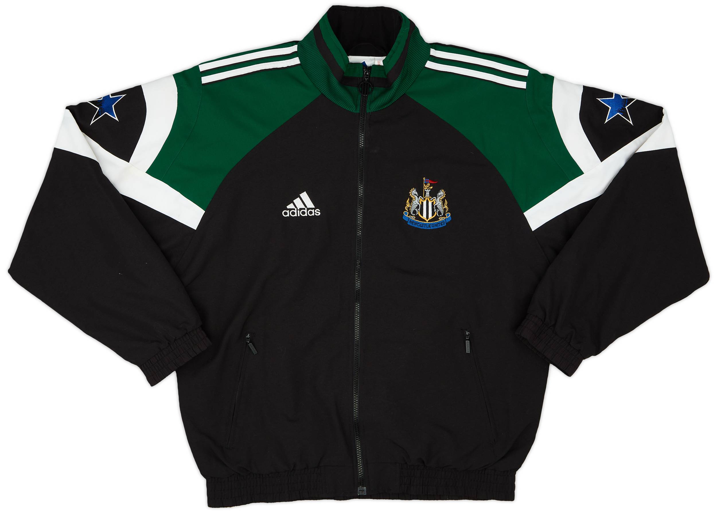 1997-99 Newcastle adidas Track Jacket - 8/10 - (M)