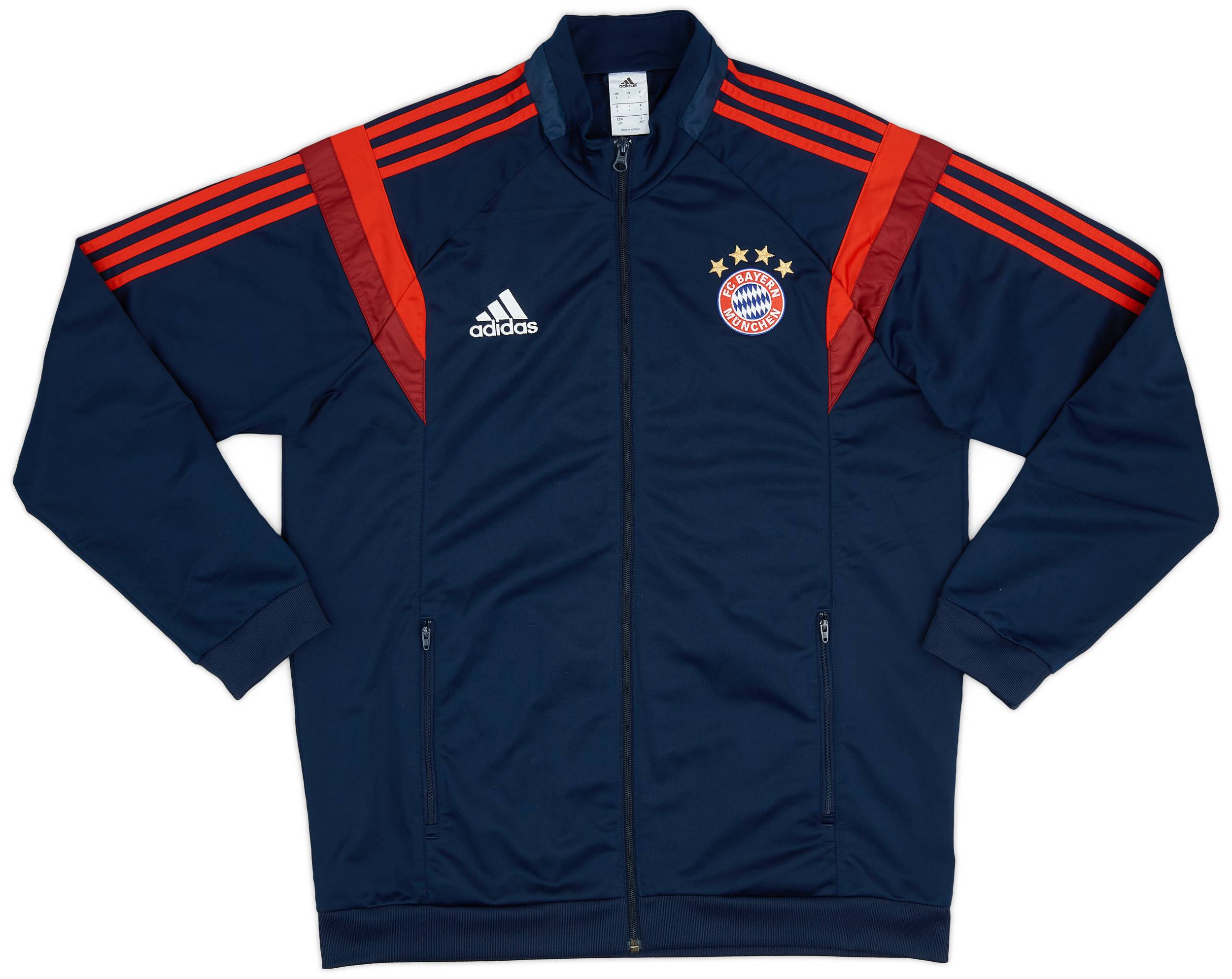 2014-15 Bayern Munich adidas Track Jacket - 9/10 - (L)