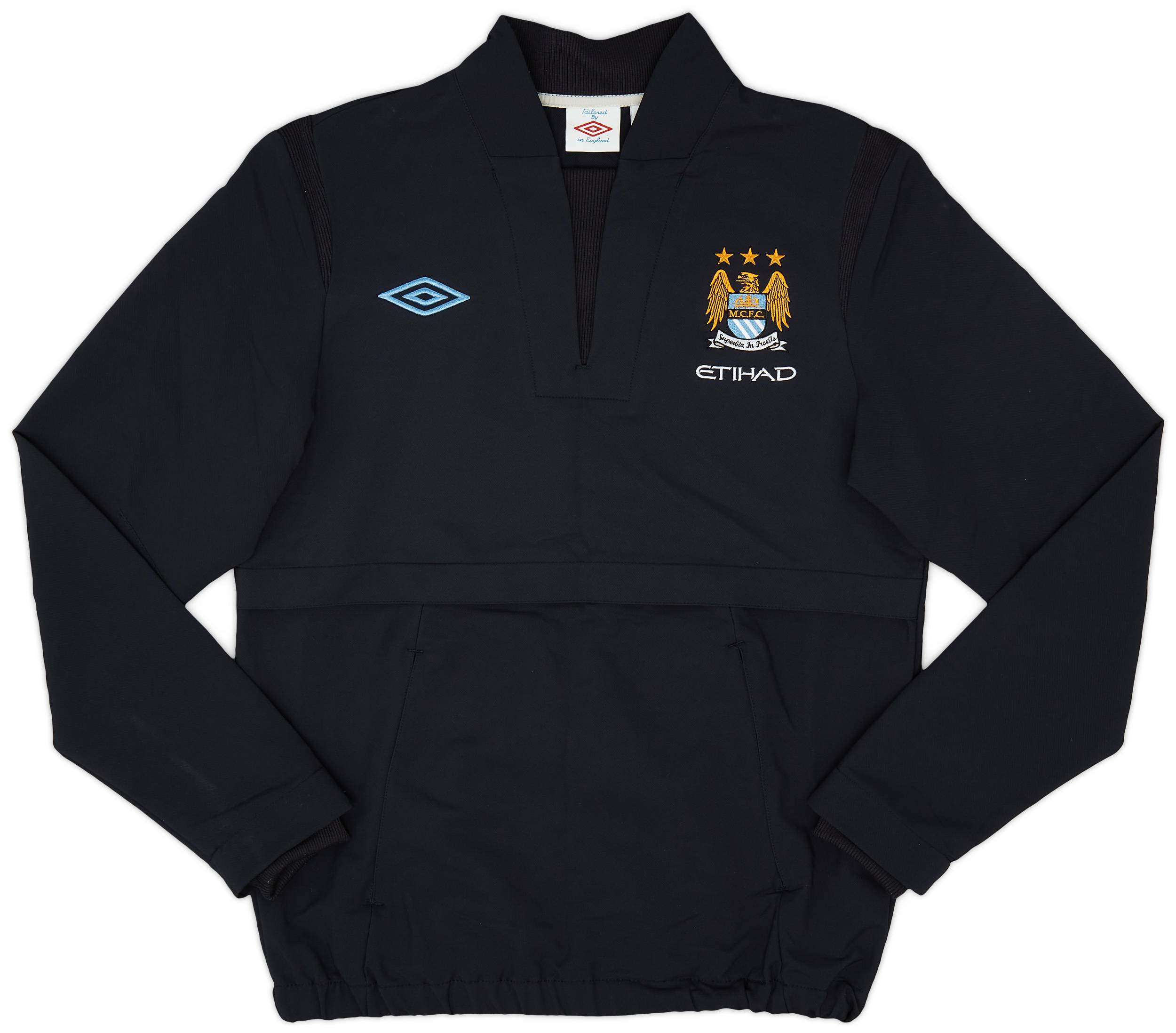 2010-11 Manchester City Umbro Drill Top - 10/10 - (S)