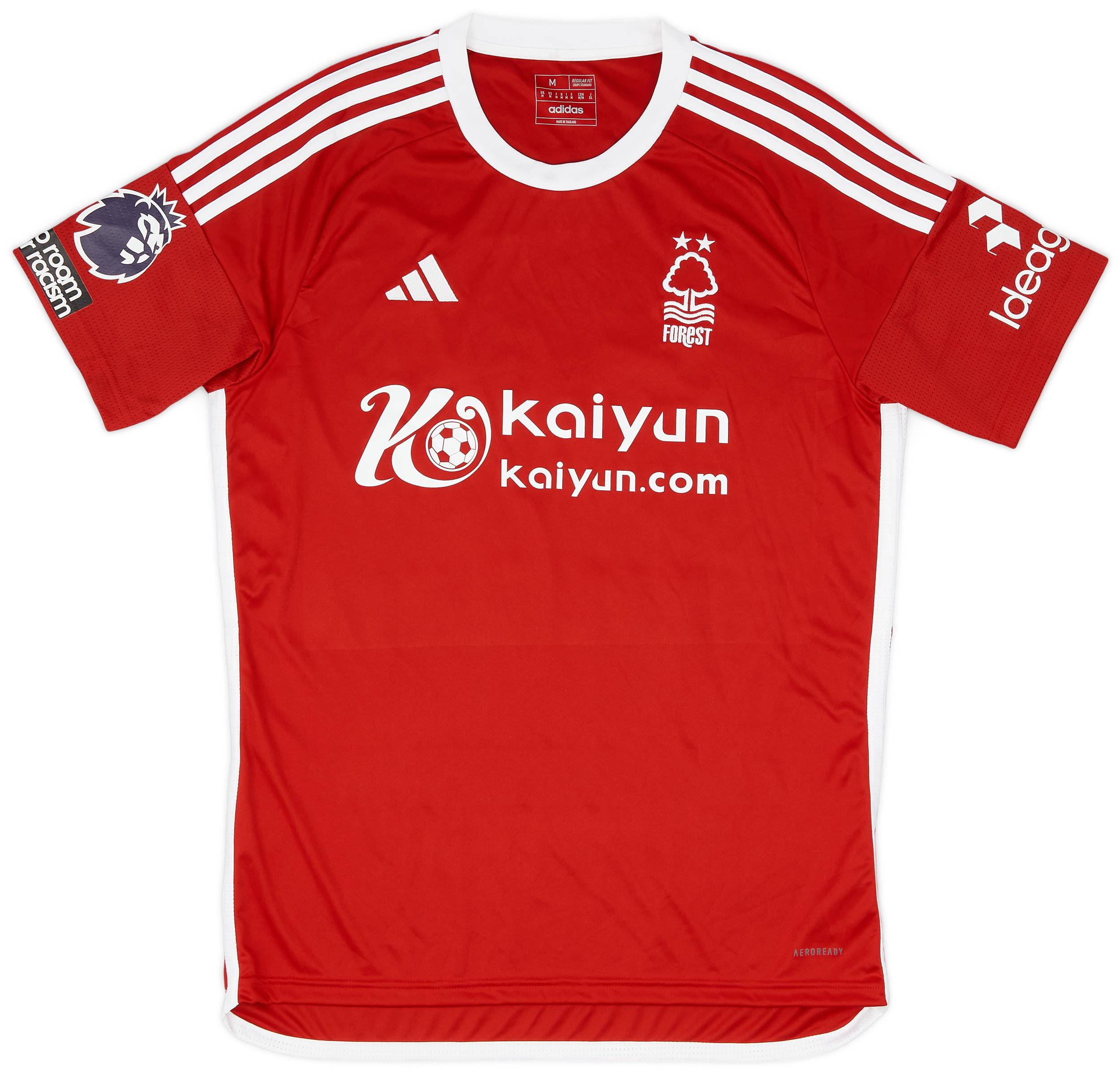 2023-24 Nottingham Forest Match Issue Home Shirt Yates #22