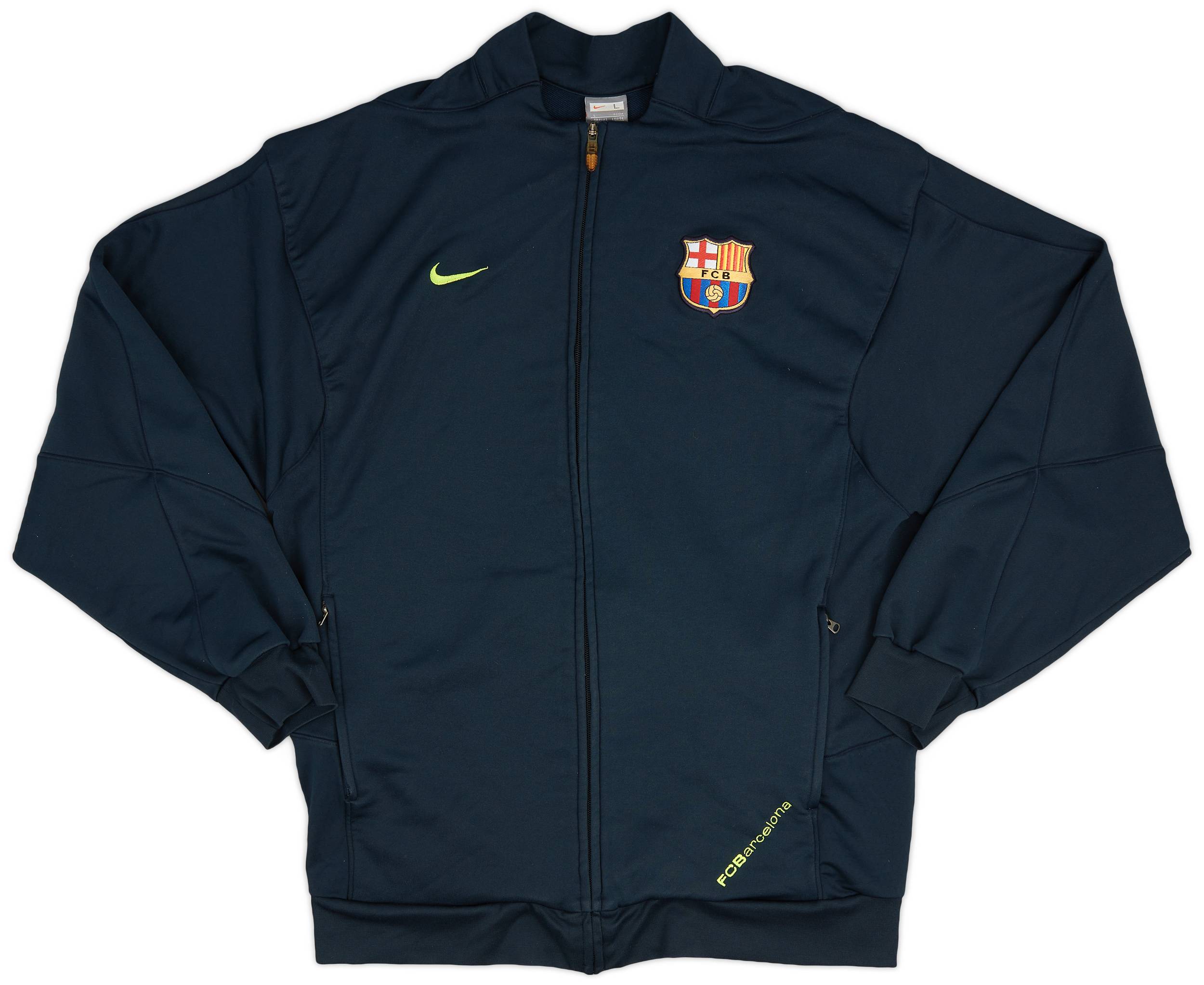 2007-08 Barcelona Nike Track Jacket - 8/10 - (L)