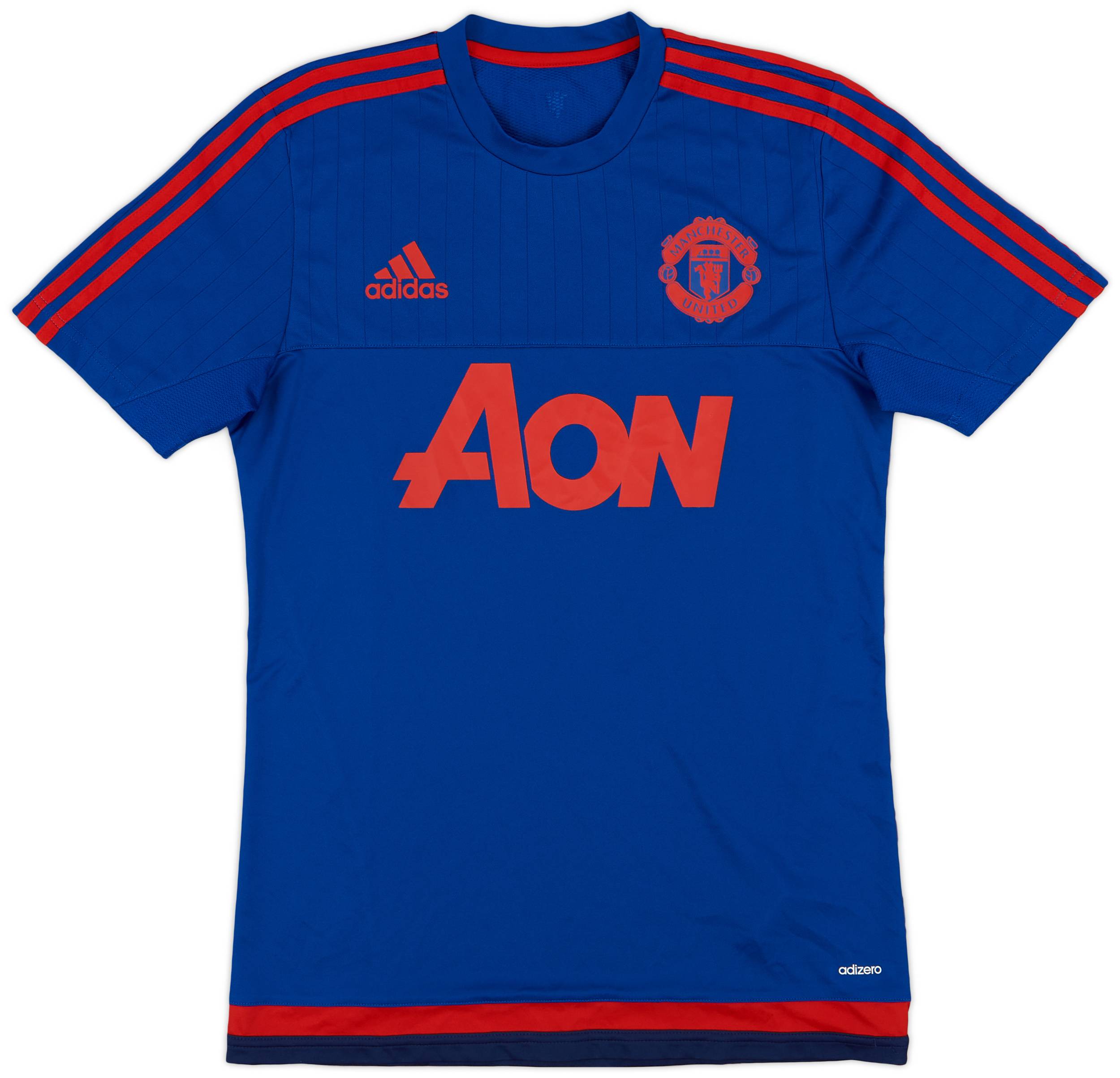 2015-16 Manchester United adizero Training Shirt - 10/10 - (S)