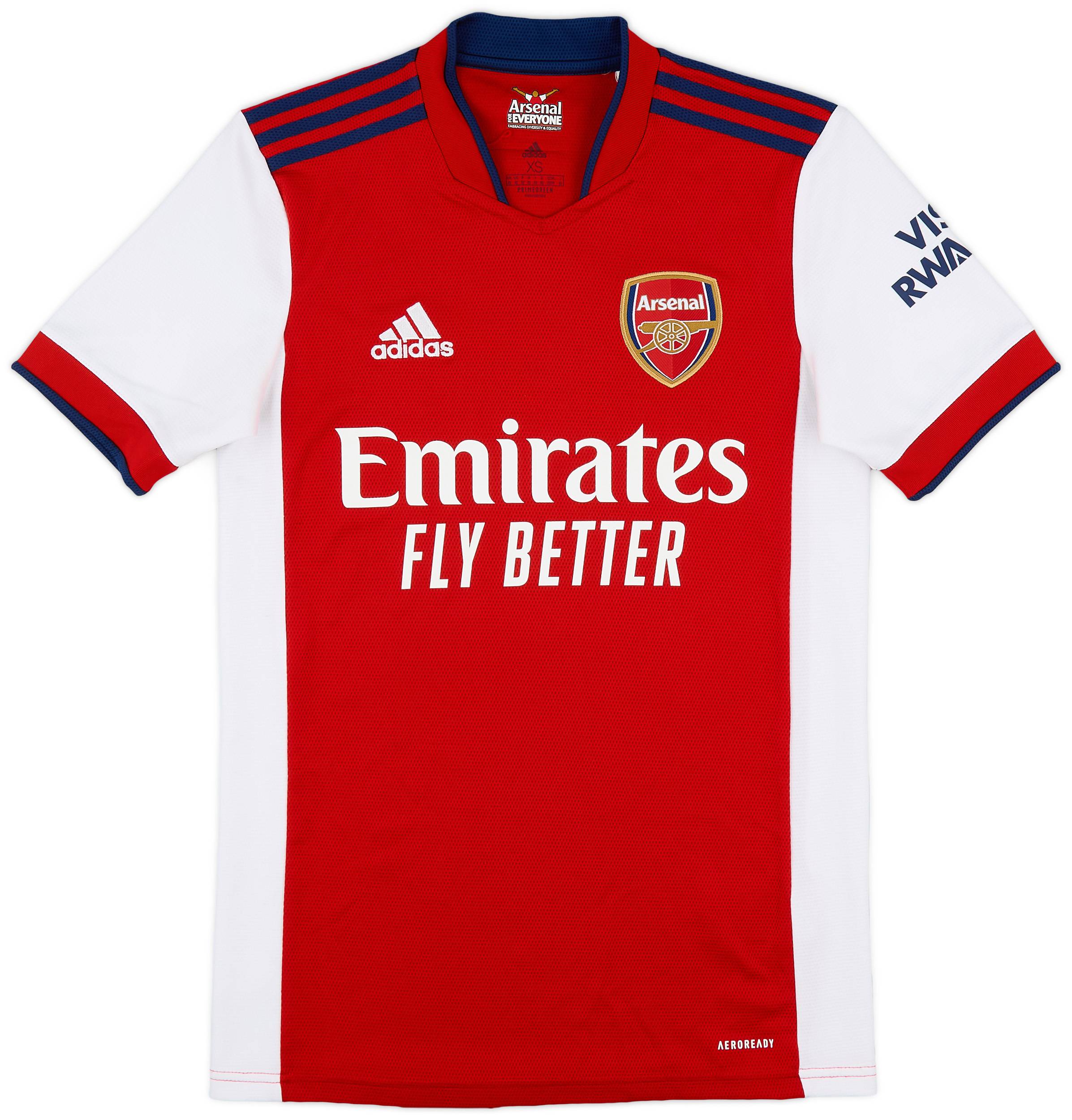 2021-22 Arsenal Home Shirt - 8/10 - (XS)