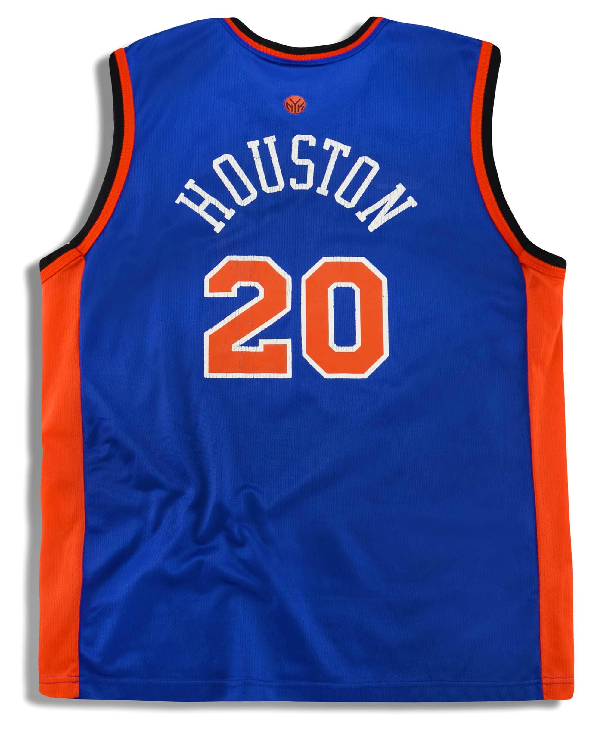 2001-02 New York Knicks Houston #20 Champion Jersey (Away) M
