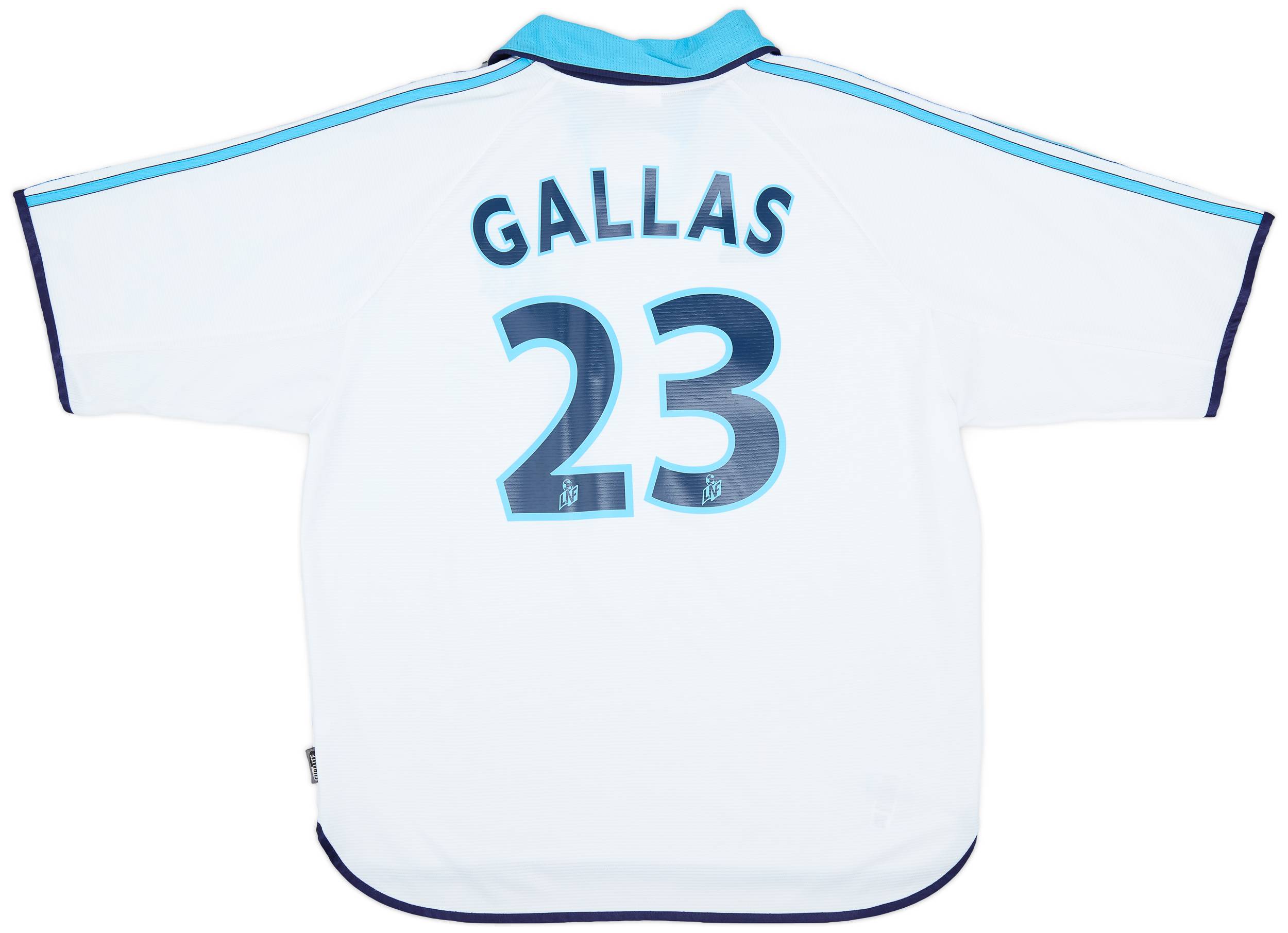 1998-99 Olympique Marseille Home Shirt Gallas #23 - 9/10 - (XL)