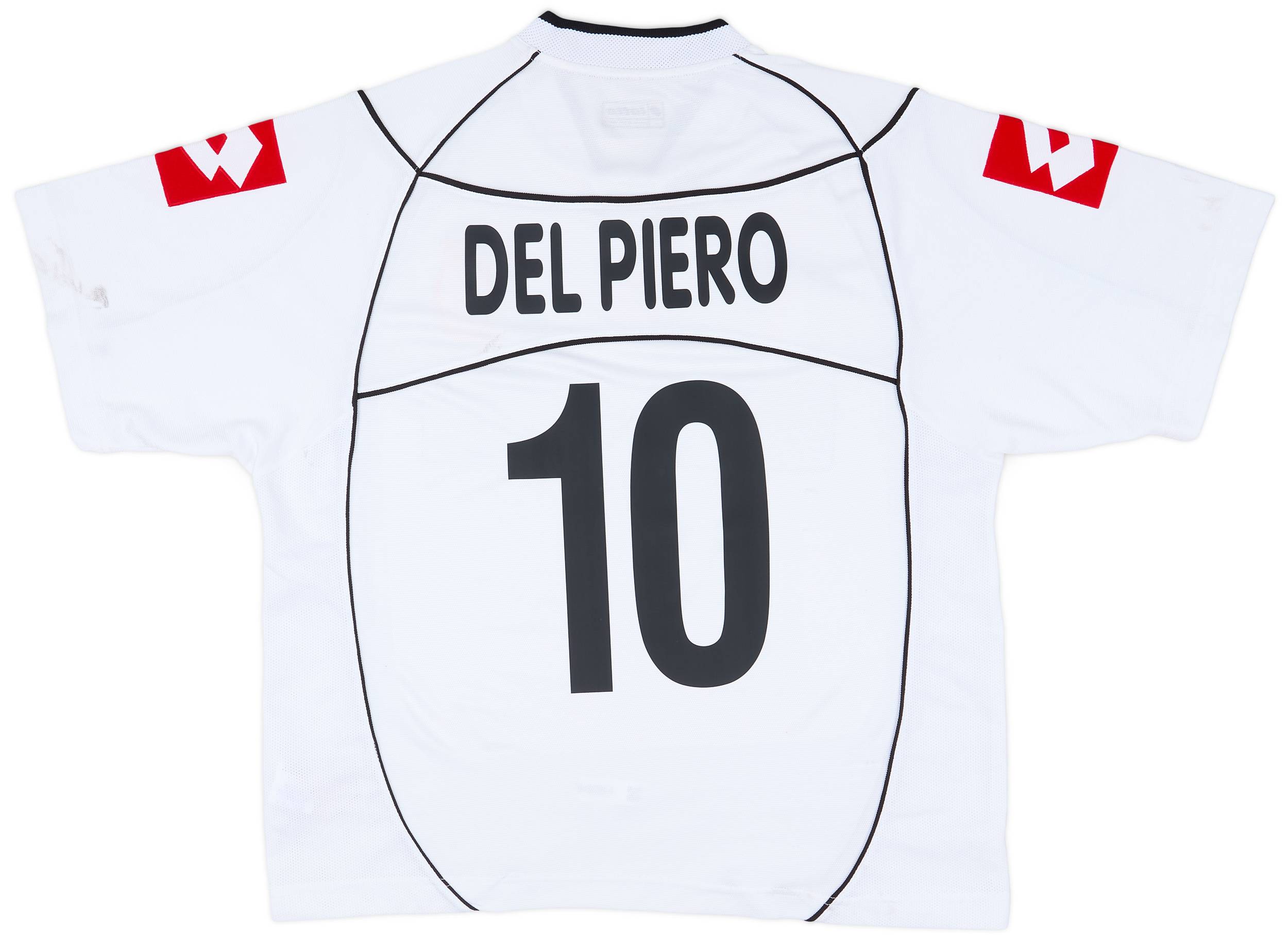 2002-03 Juventus Away Shirt Del Piero #10 - 6/10 - (L)