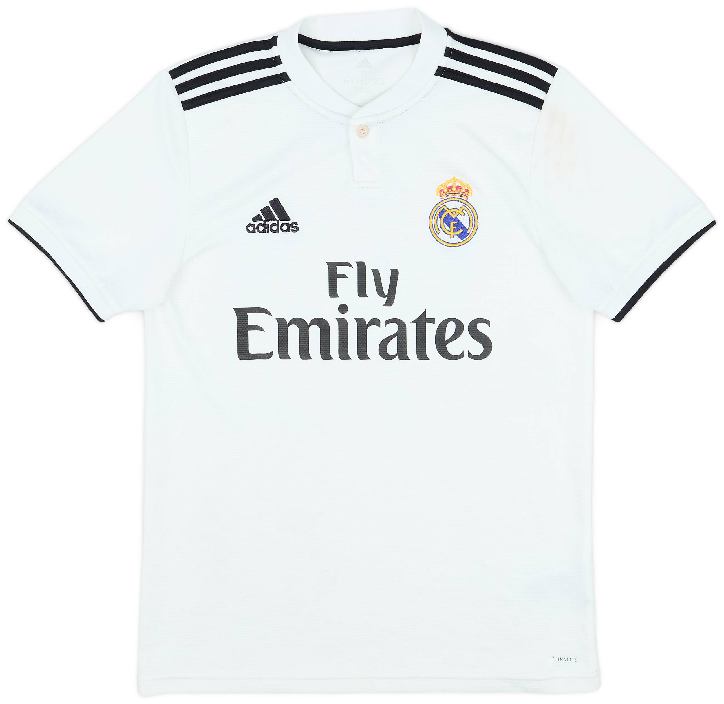 2018-19 Real Madrid Home Shirt - 5/10 - (S)