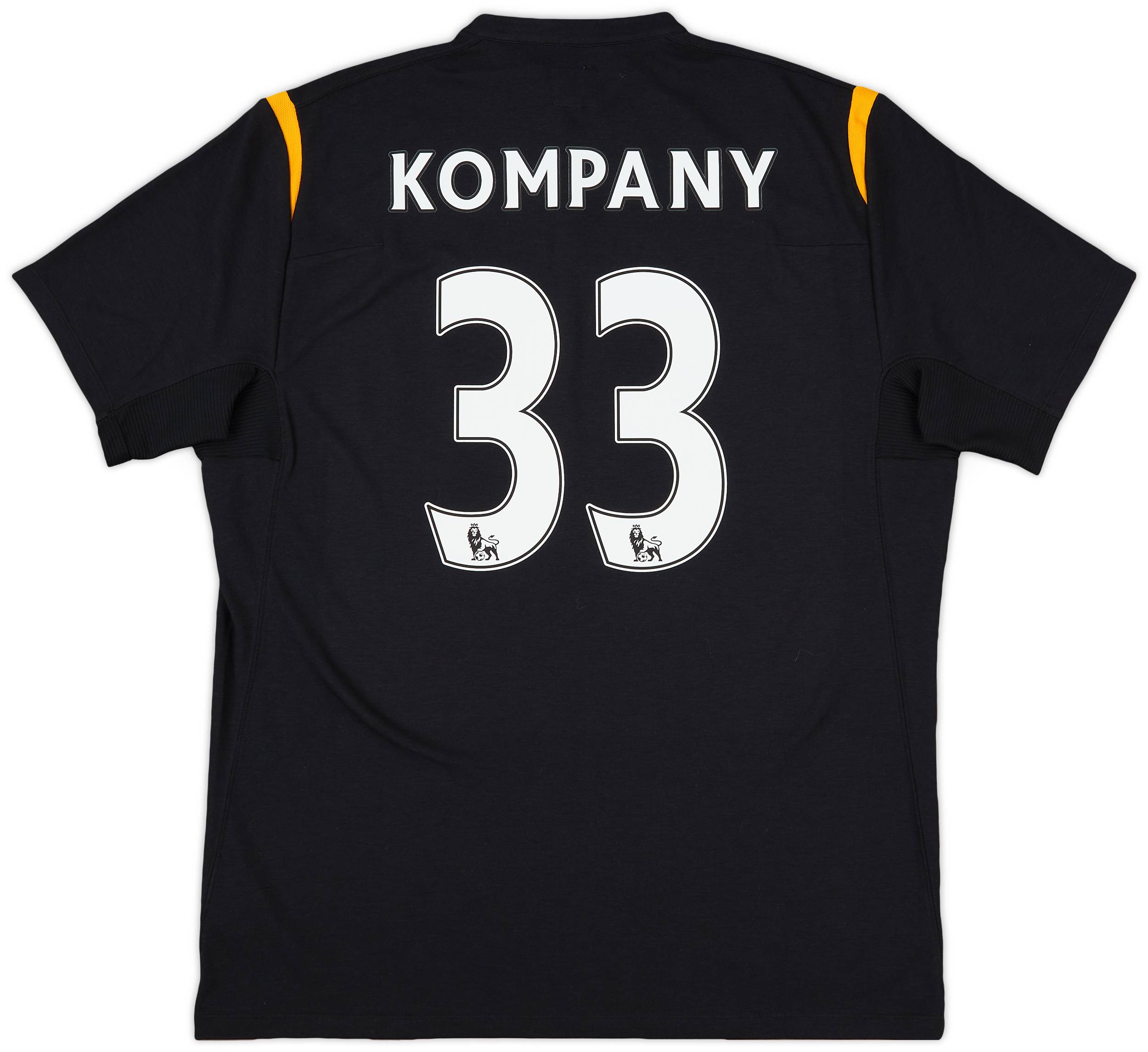 2009-10 Manchester City Away Shirt Kompany #33 (L)