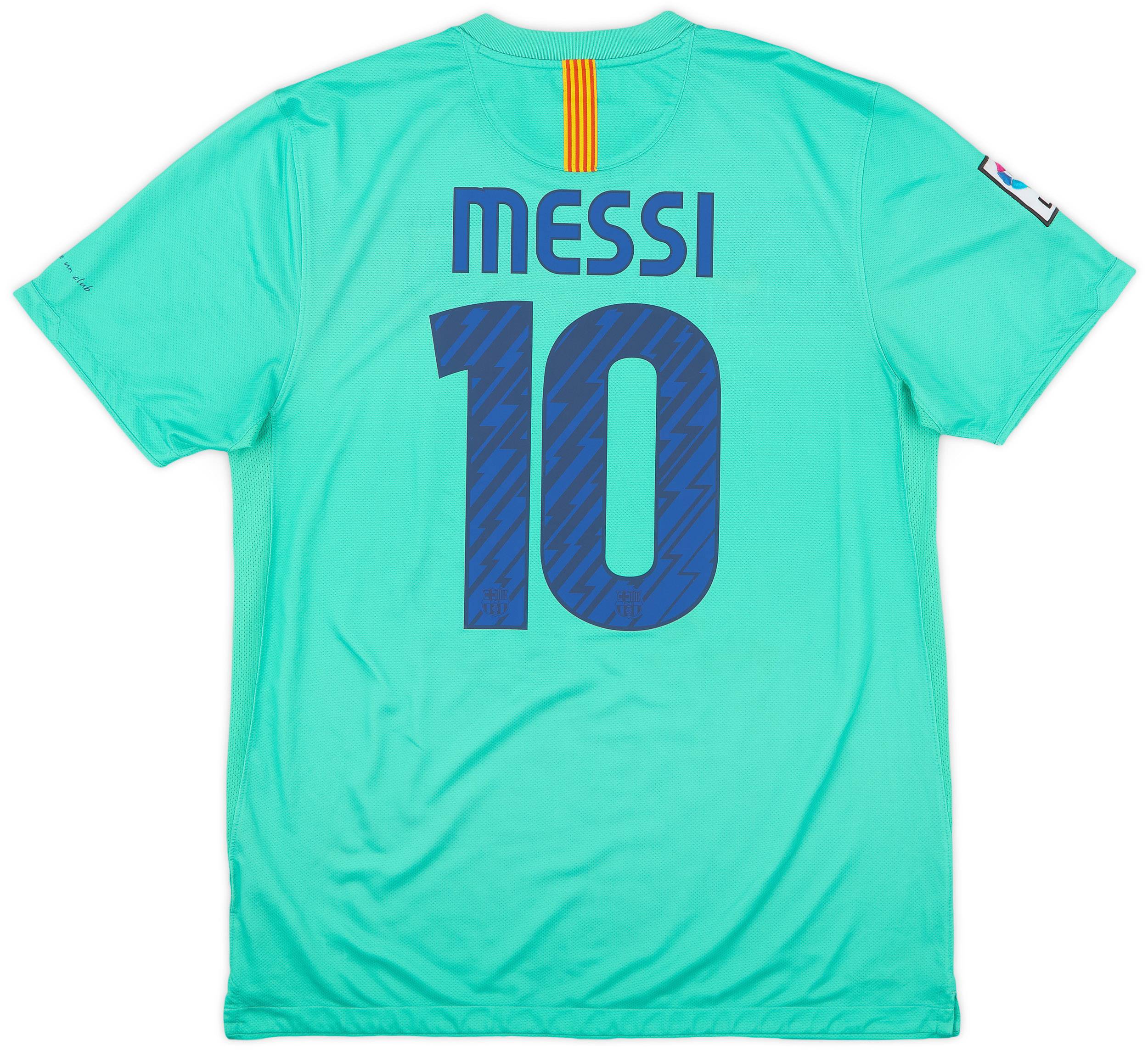 2010-11 Barcelona Away Shirt Messi #10 - 7/10 - (L)