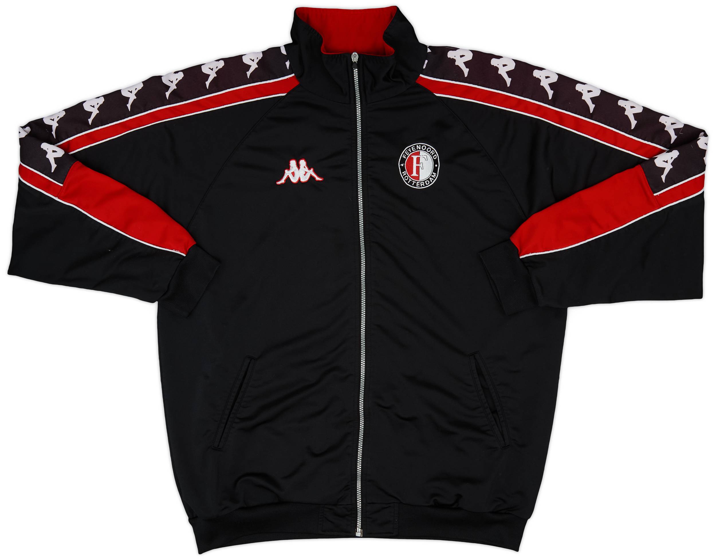 2000-01 Feyenoord Kappa Track Jacket - 8/10 - (XXL)