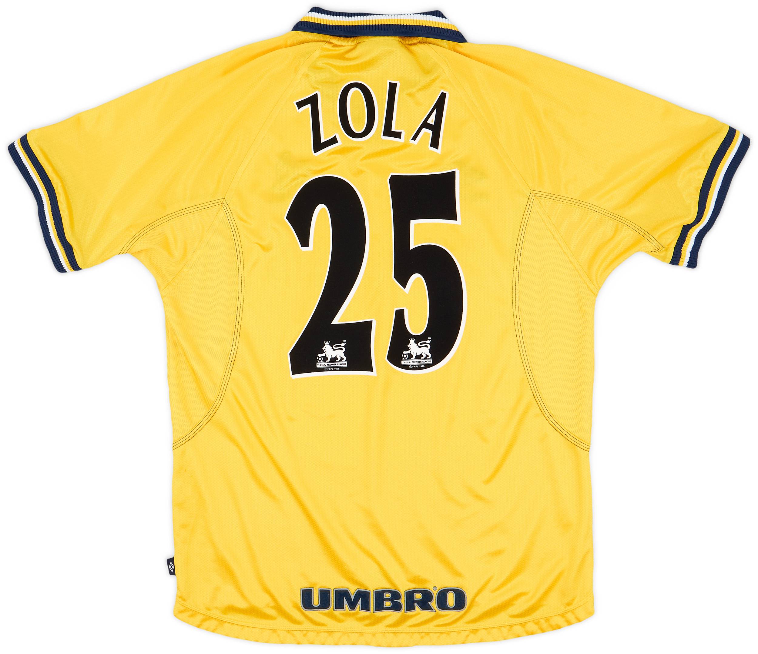 1998-00 Chelsea Third Shirt Zola #25 - 8/10 - (L)