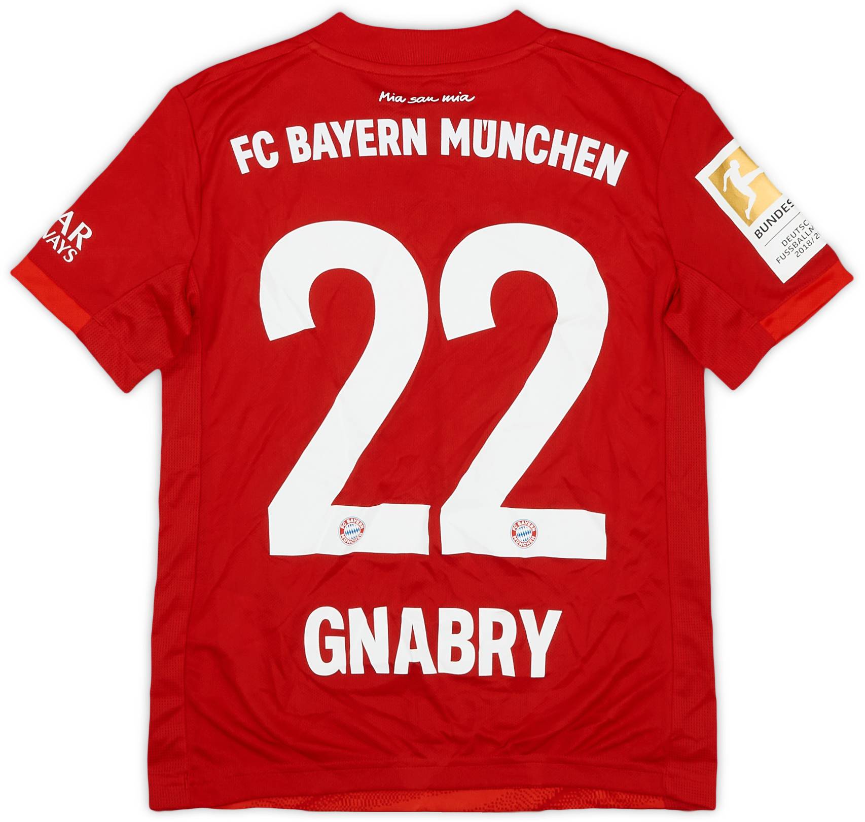 2019-20 Bayern Munich Home Shirt Gnabry #22 - 7/10 - (S.Boys)