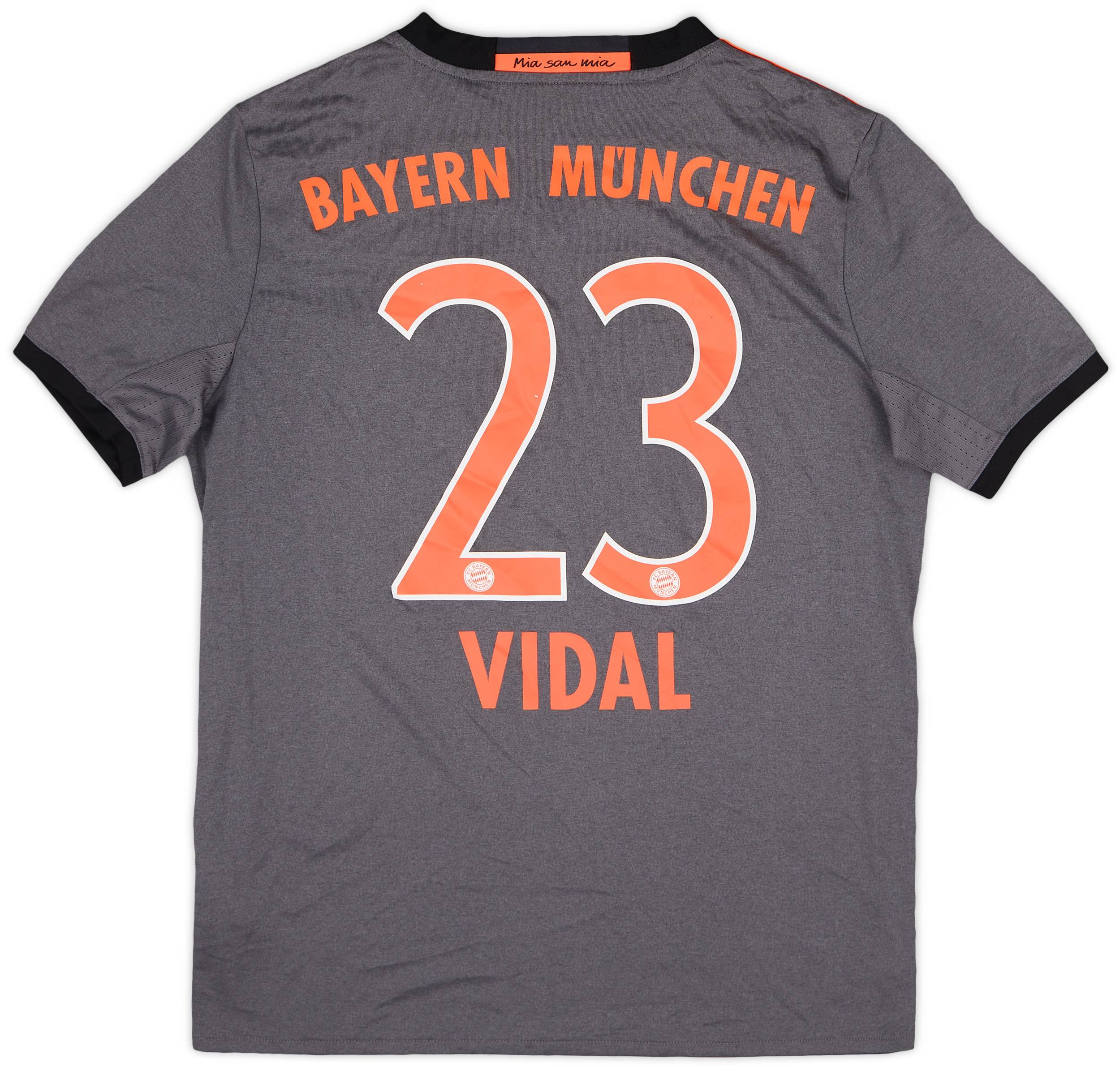 2016-17 Bayern Munich Away Shirt Vidal #23 - 8/10 - (XL.Boys)