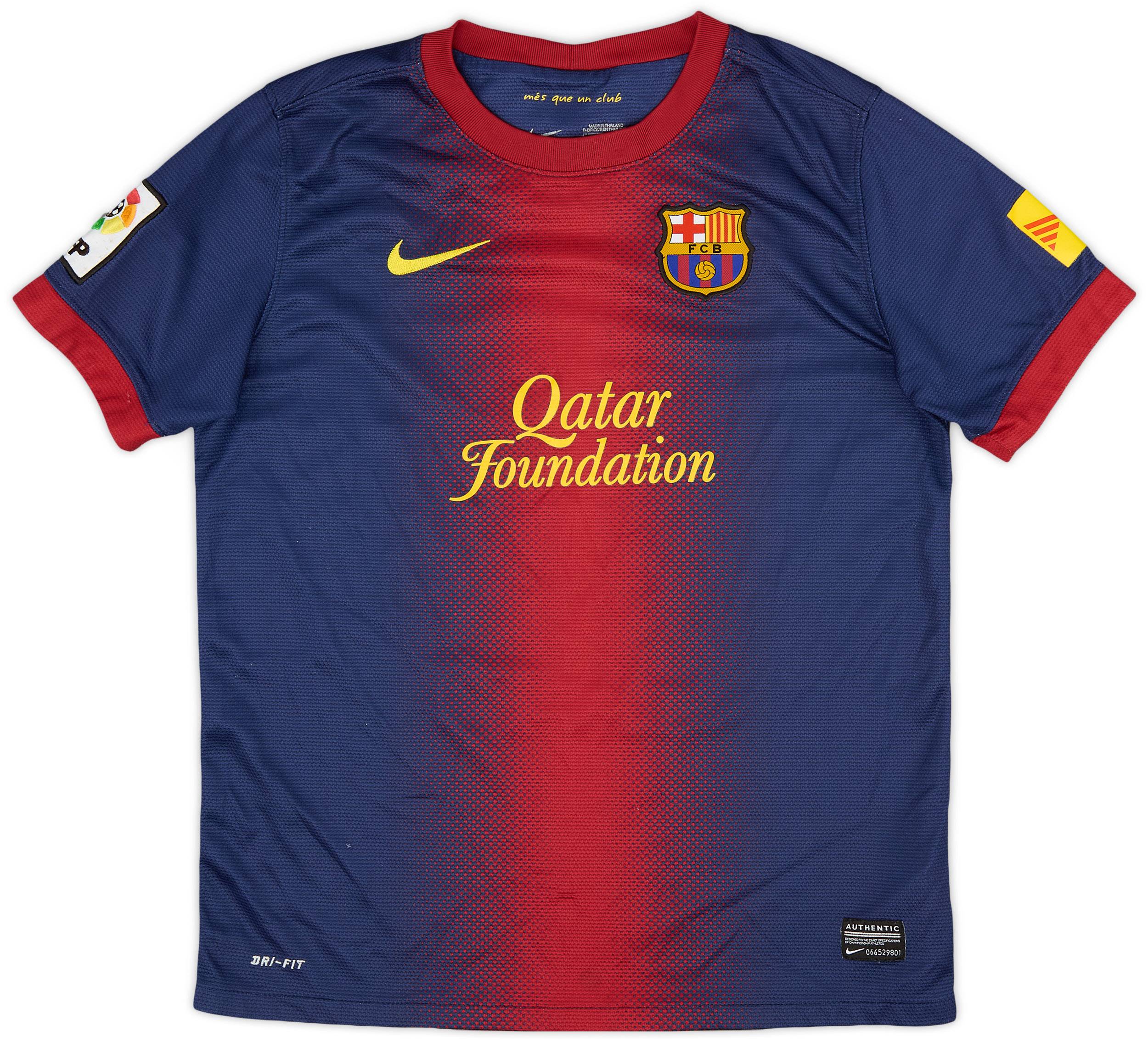 2012-13 Barcelona Home Shirt - 9/10 - (L.Boys)