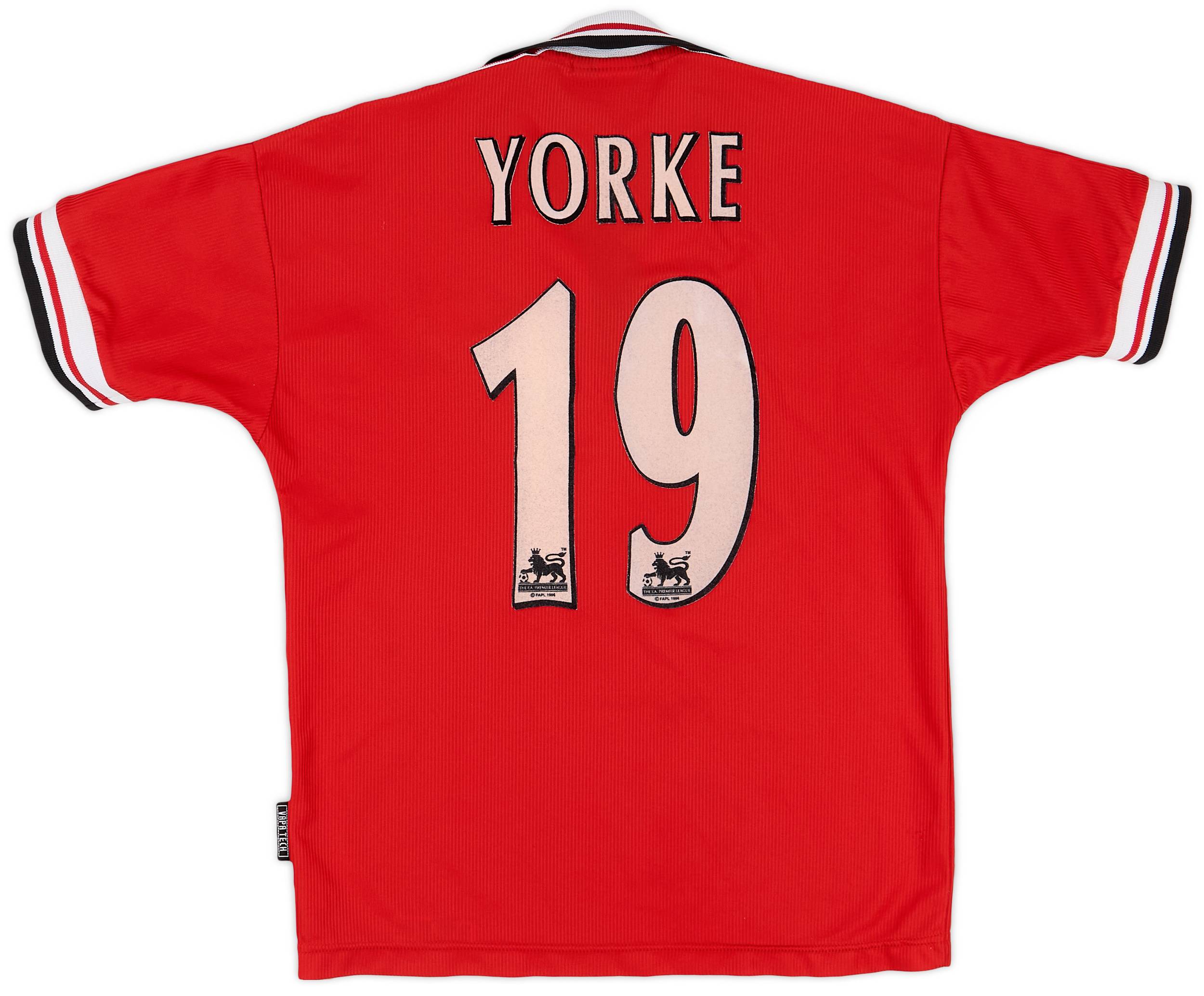 お気に入り Yorke Shirt Home United Manchester 1998-00 #19 (L.Boys) - 7/10 - ウェア