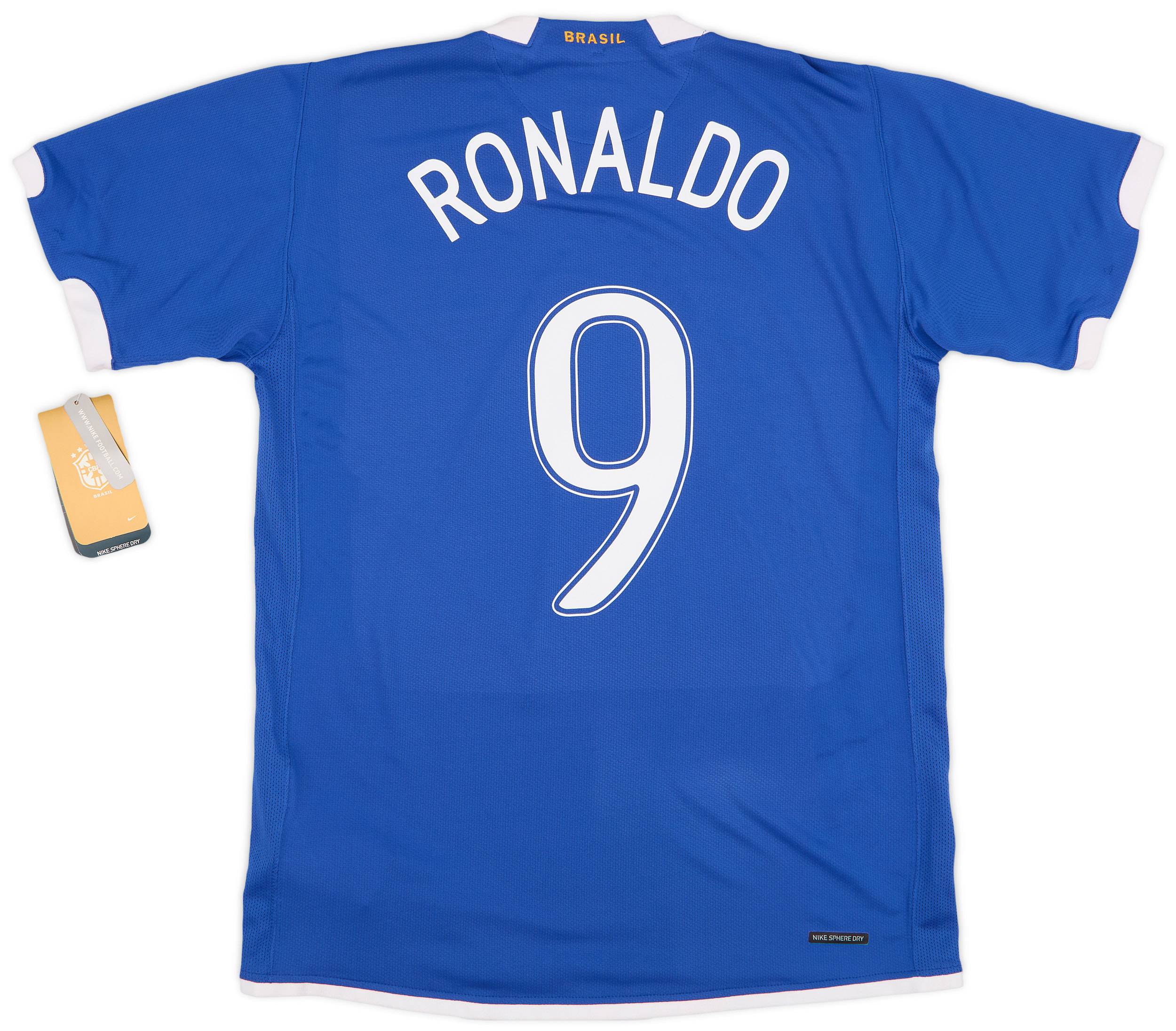 2006-07 Brazil Away Shirt Ronaldo #9 (M)
