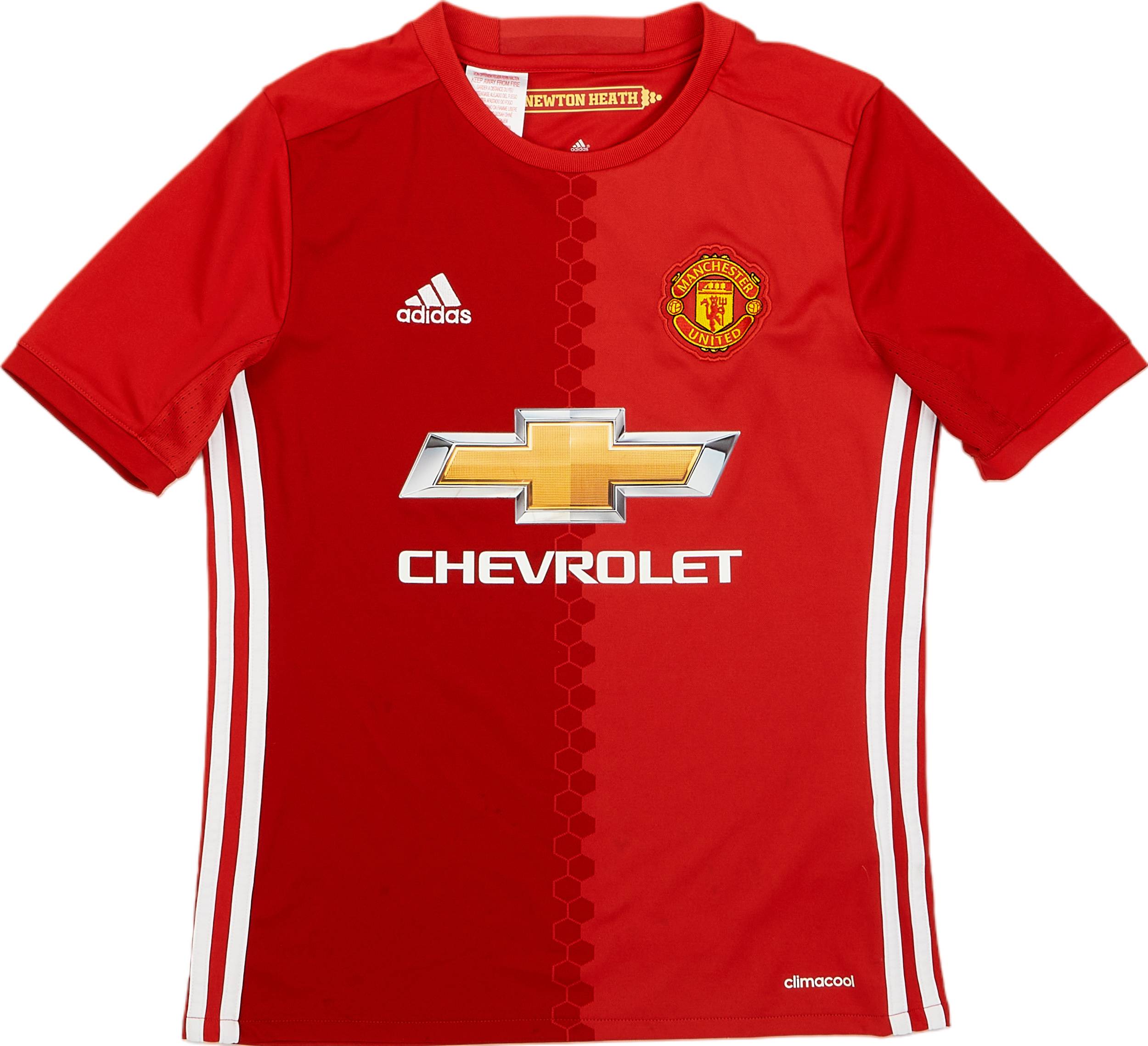 2016-17 Manchester United Home Shirt - 9/10 - (M.Boys)