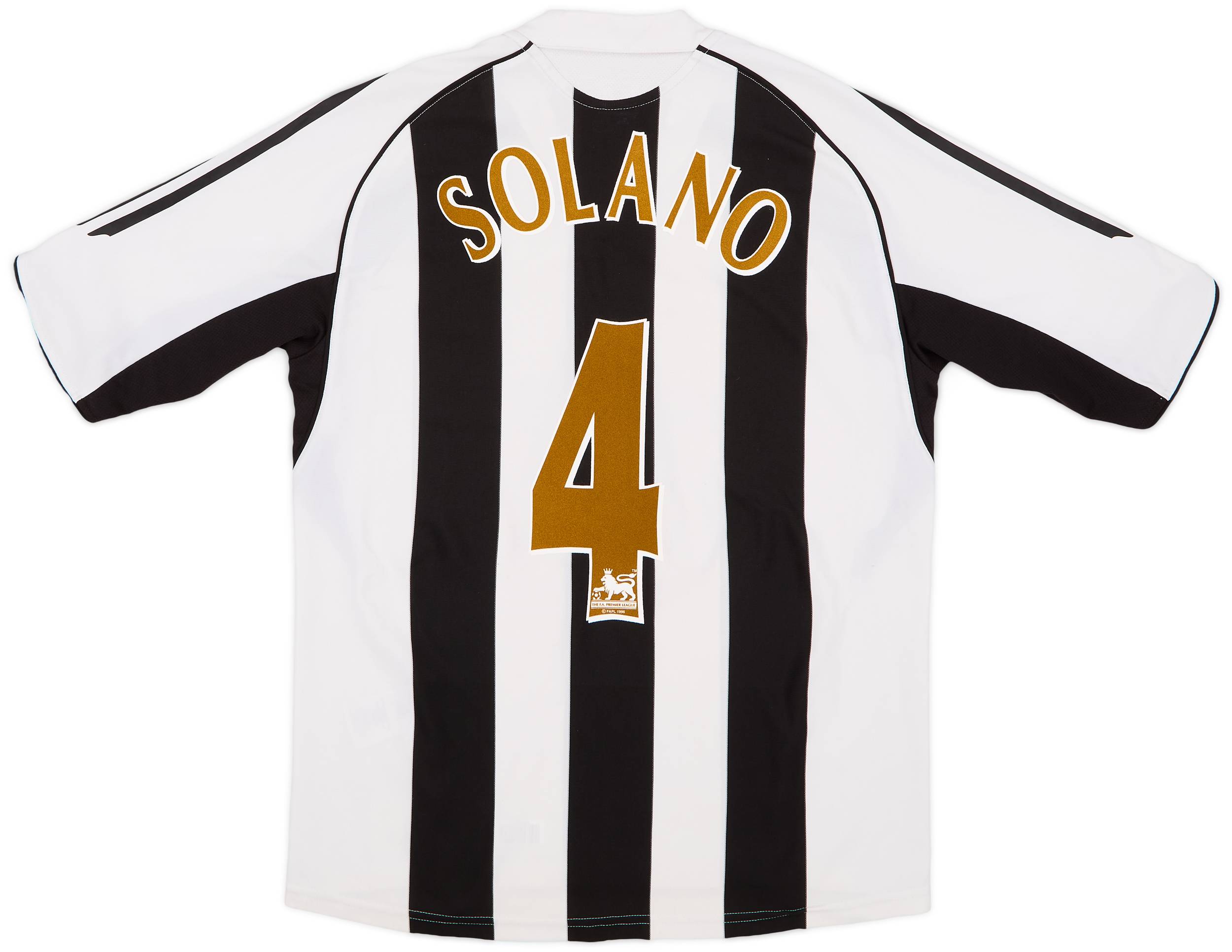 2005-07 Newcastle Home Shirt Solano #4 - 8/10 - (M)