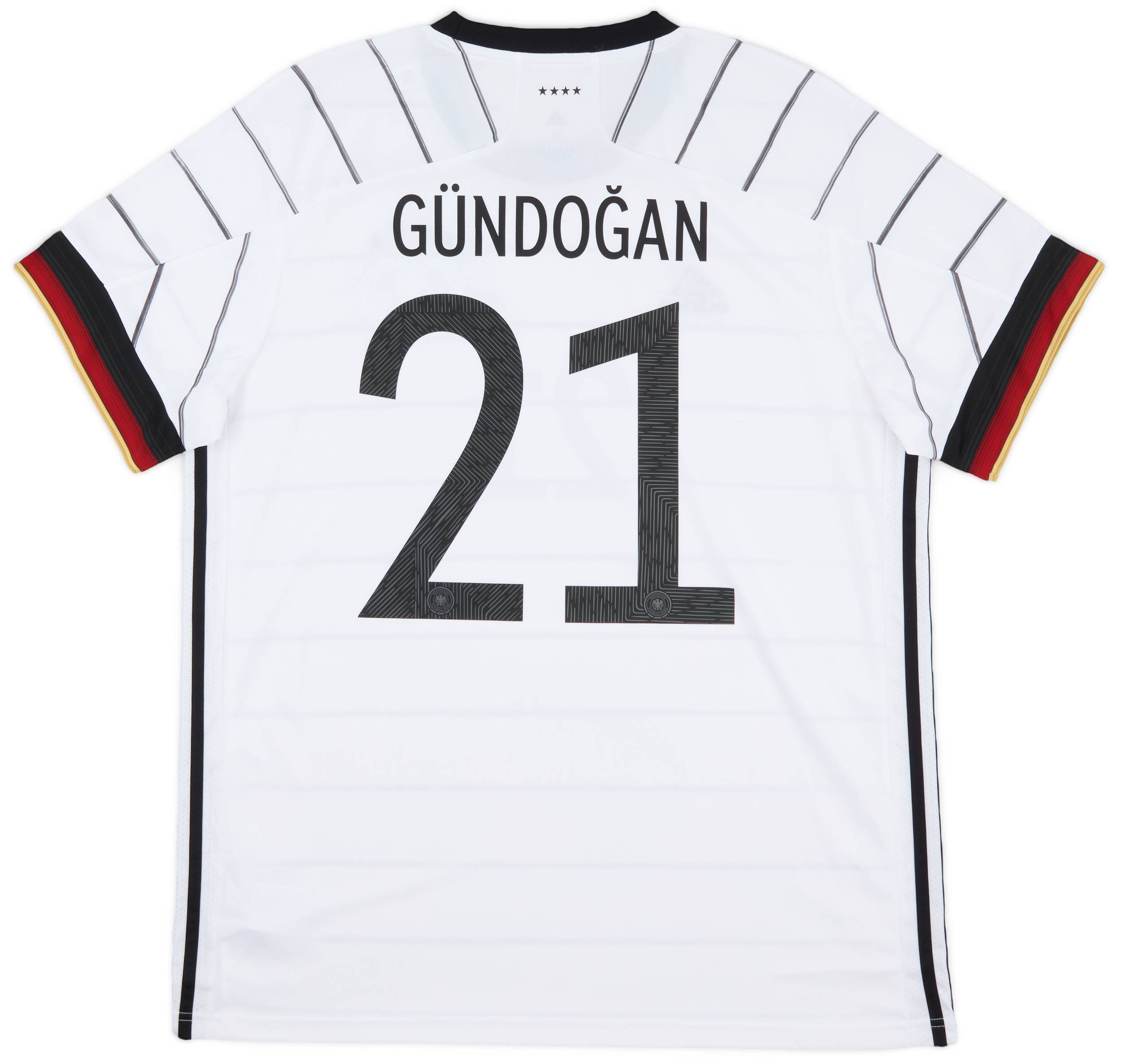 2020-21 Germany Home Shirt Gundogan #21 - 9/10 - (XL)