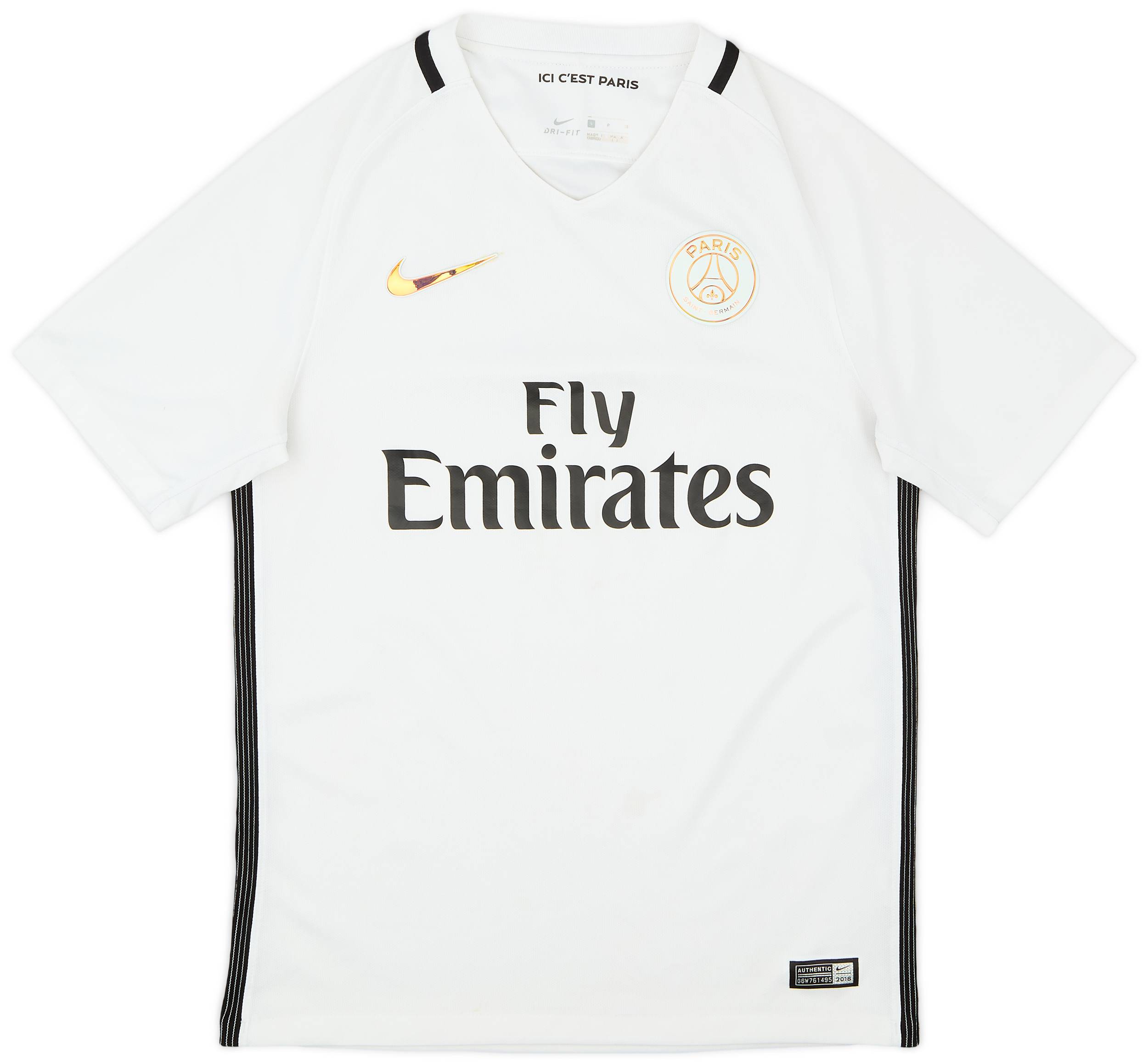2016-17 Paris Saint-Germain Third Shirt - 9/10 - (S)