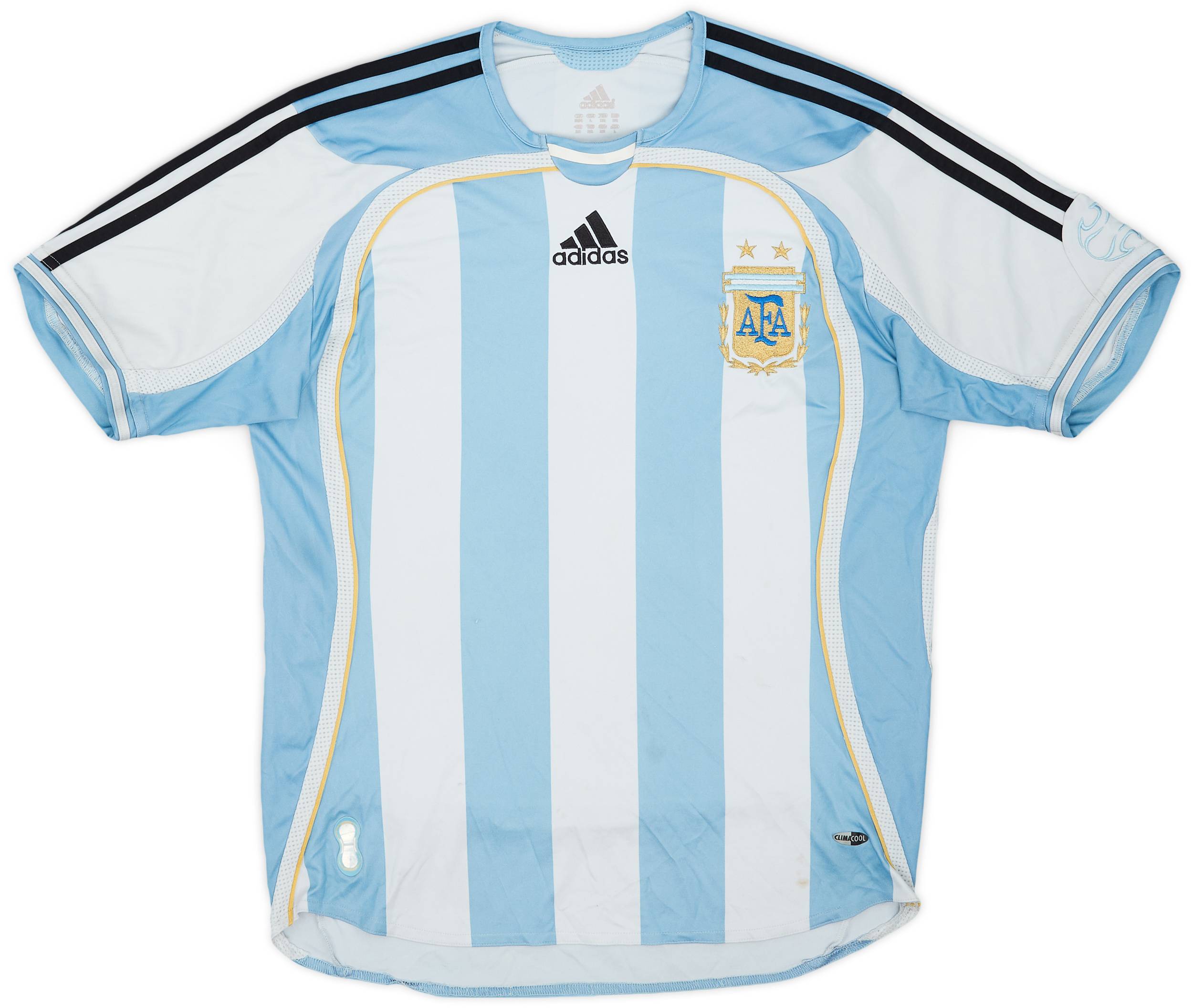 2005-07 Argentina Home Shirt - 6/10 - (L.Boys)