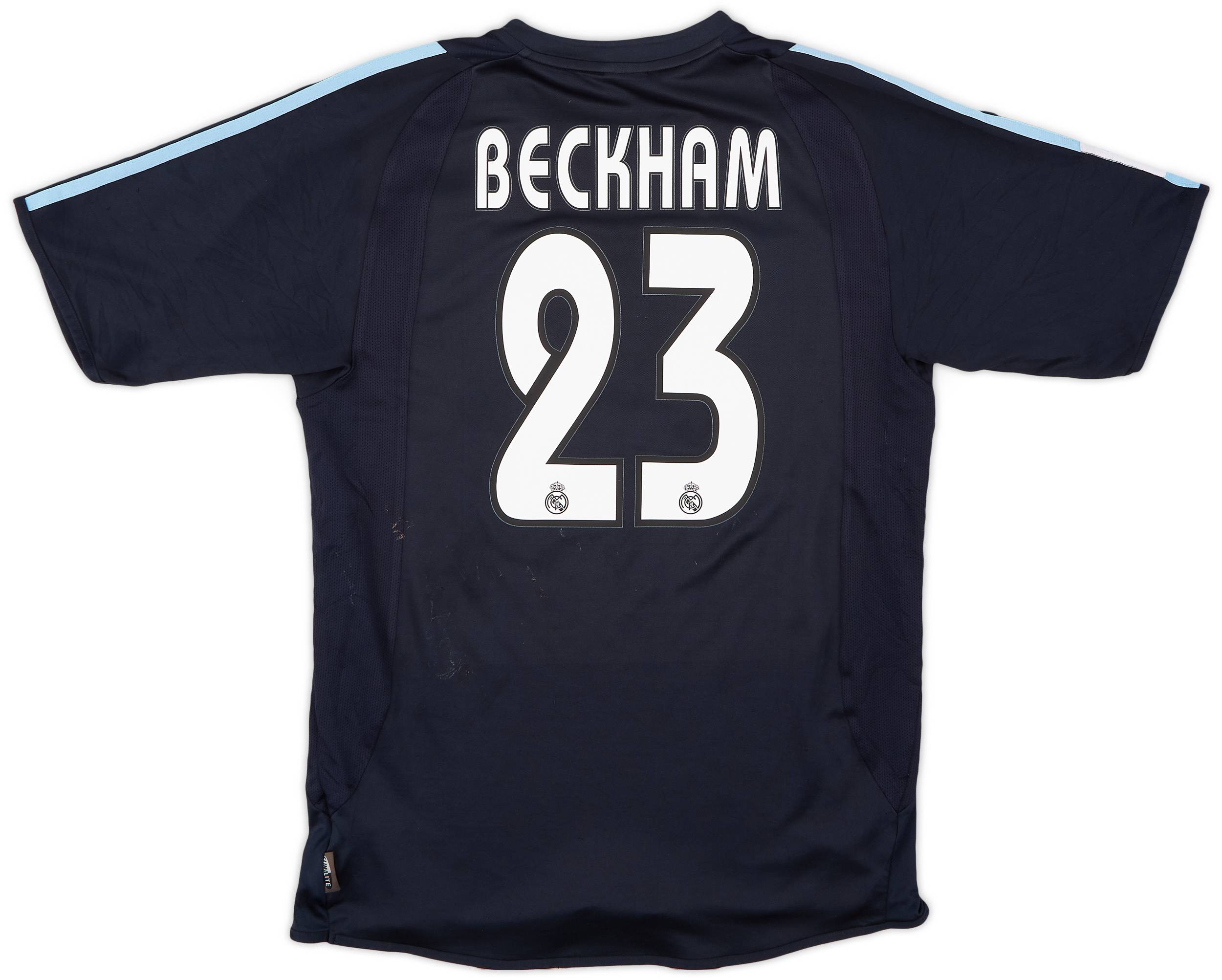 2003-04 Real Madrid Away Shirt Beckham #23 - 6/10 - (S)