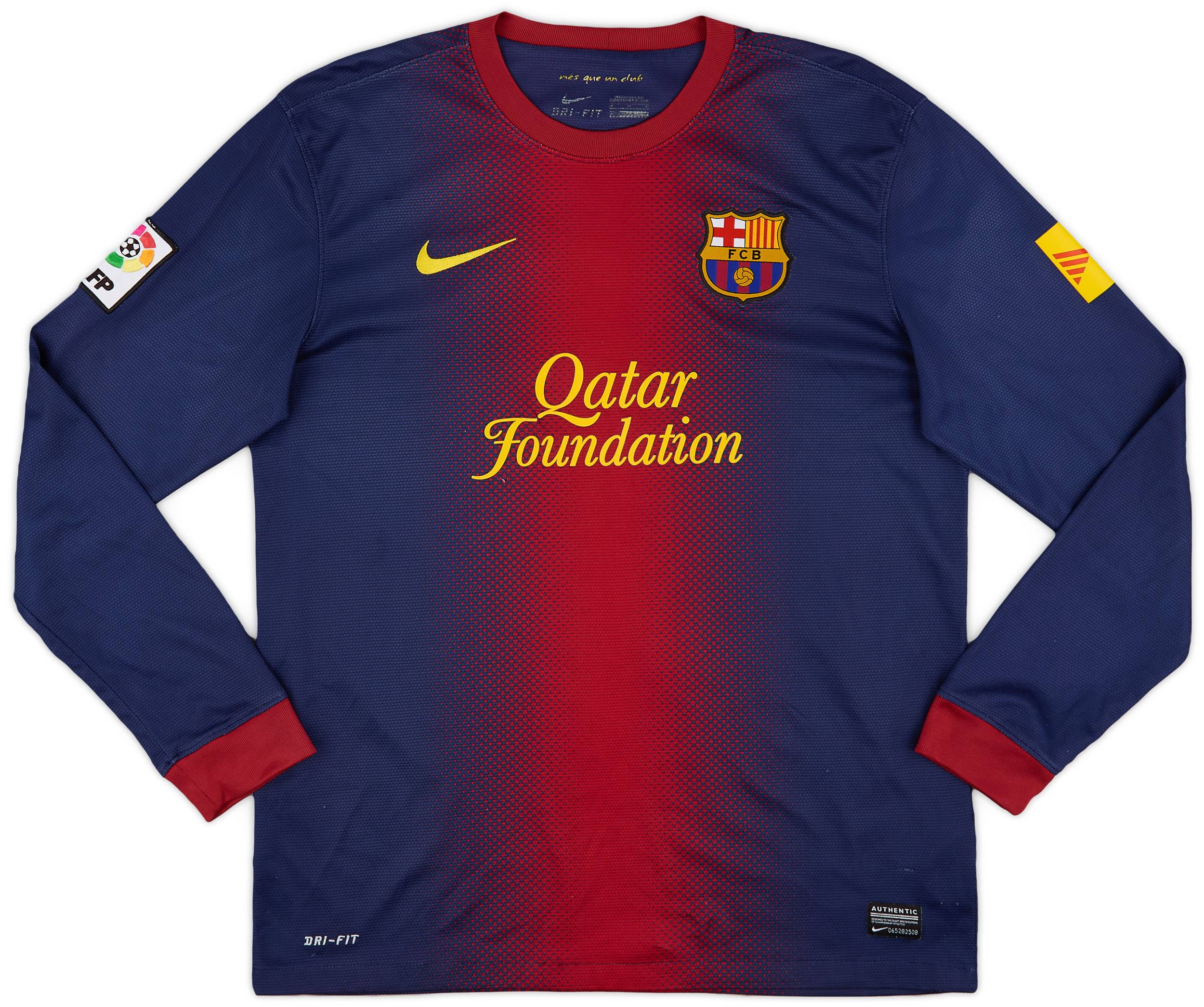 2012-13 Barcelona Home Shirt Messi #10 (XL)