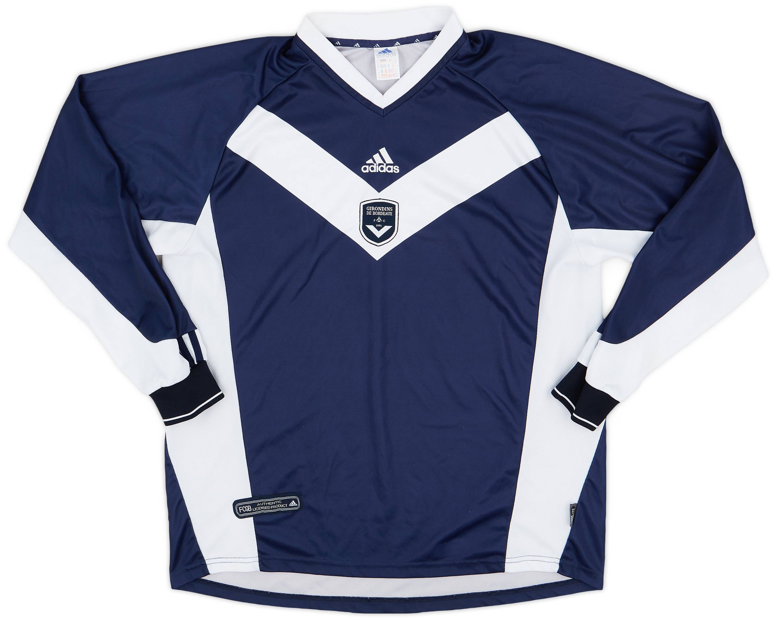 2001-03 Bordeaux Home L/S Shirt - 8/10 - (XL)