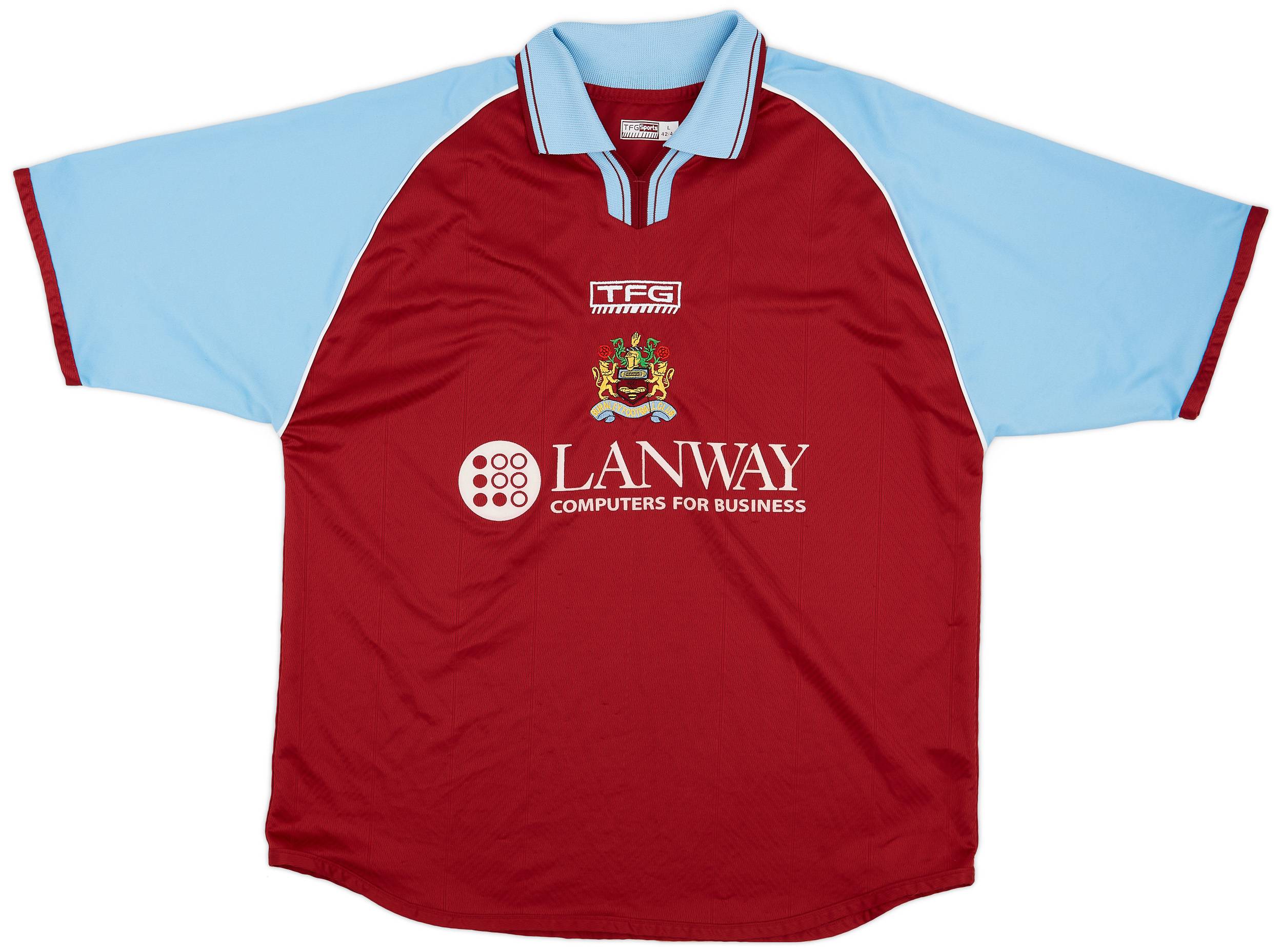 2002-03 Burnley Home Shirt - 8/10 - (L)