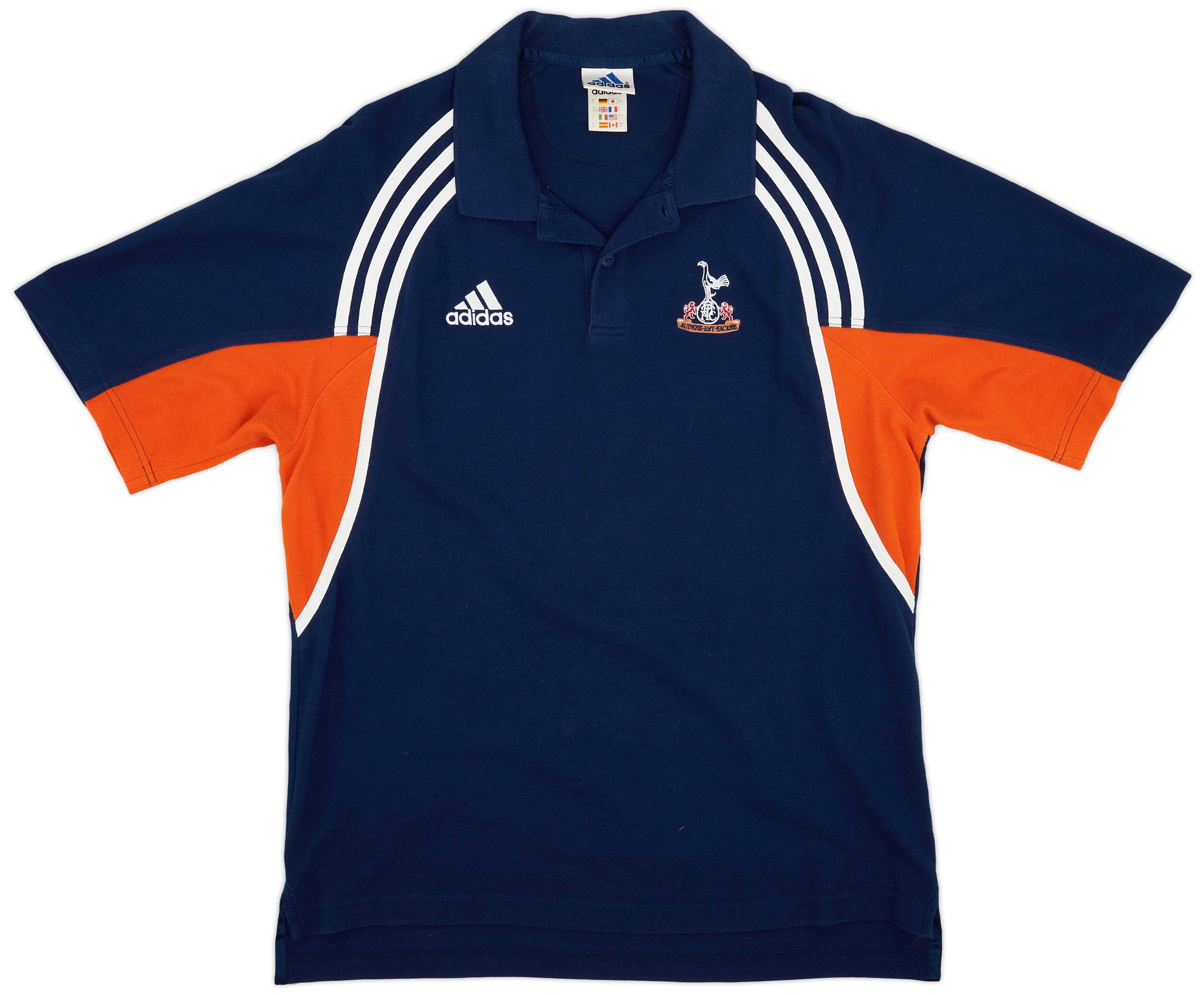 2000 01 Tottenham adidas Polo Shirt 9 10 L