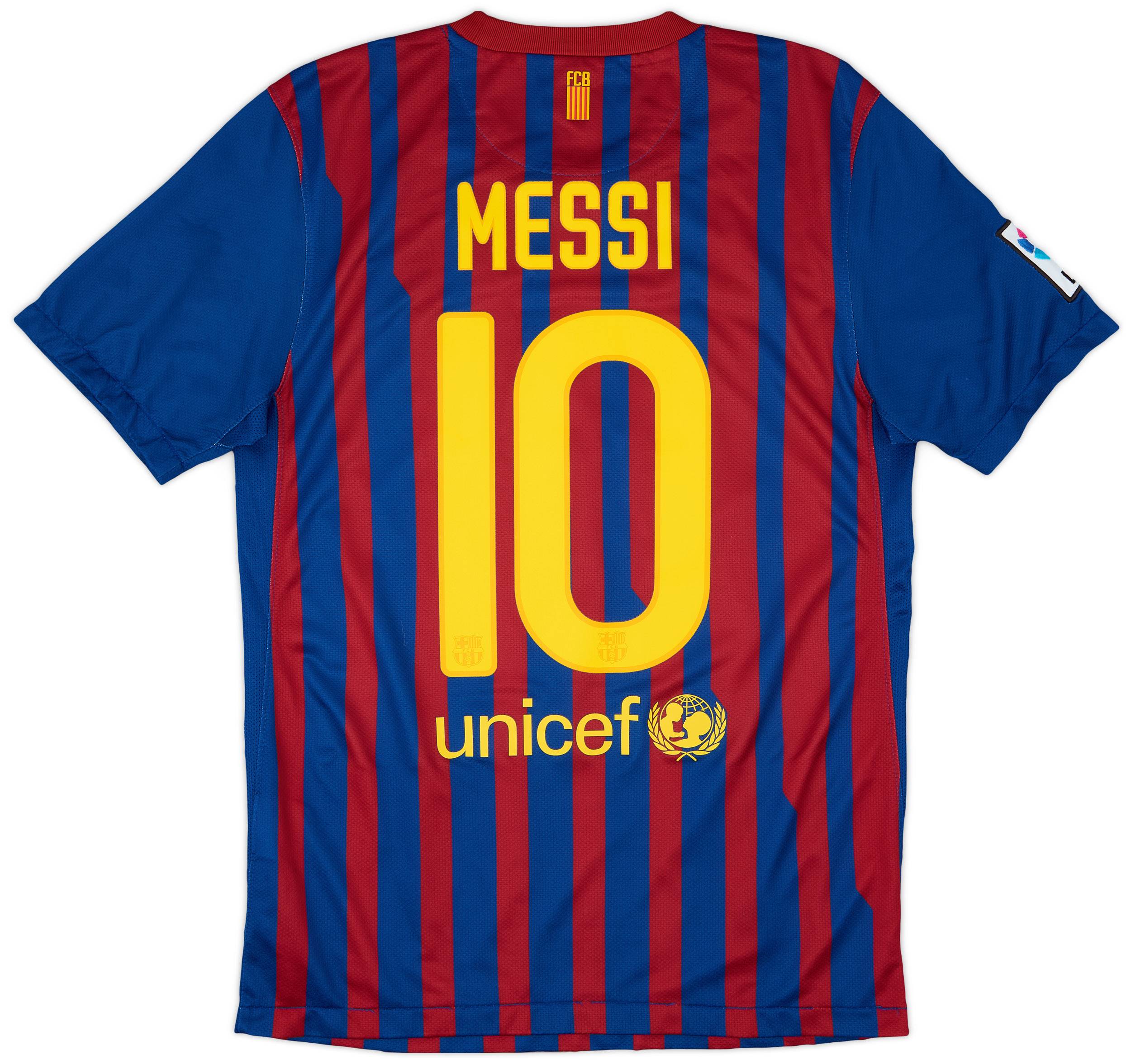 2011-12 Barcelona Home Shirt Messi #10 - 7/10 - (S)