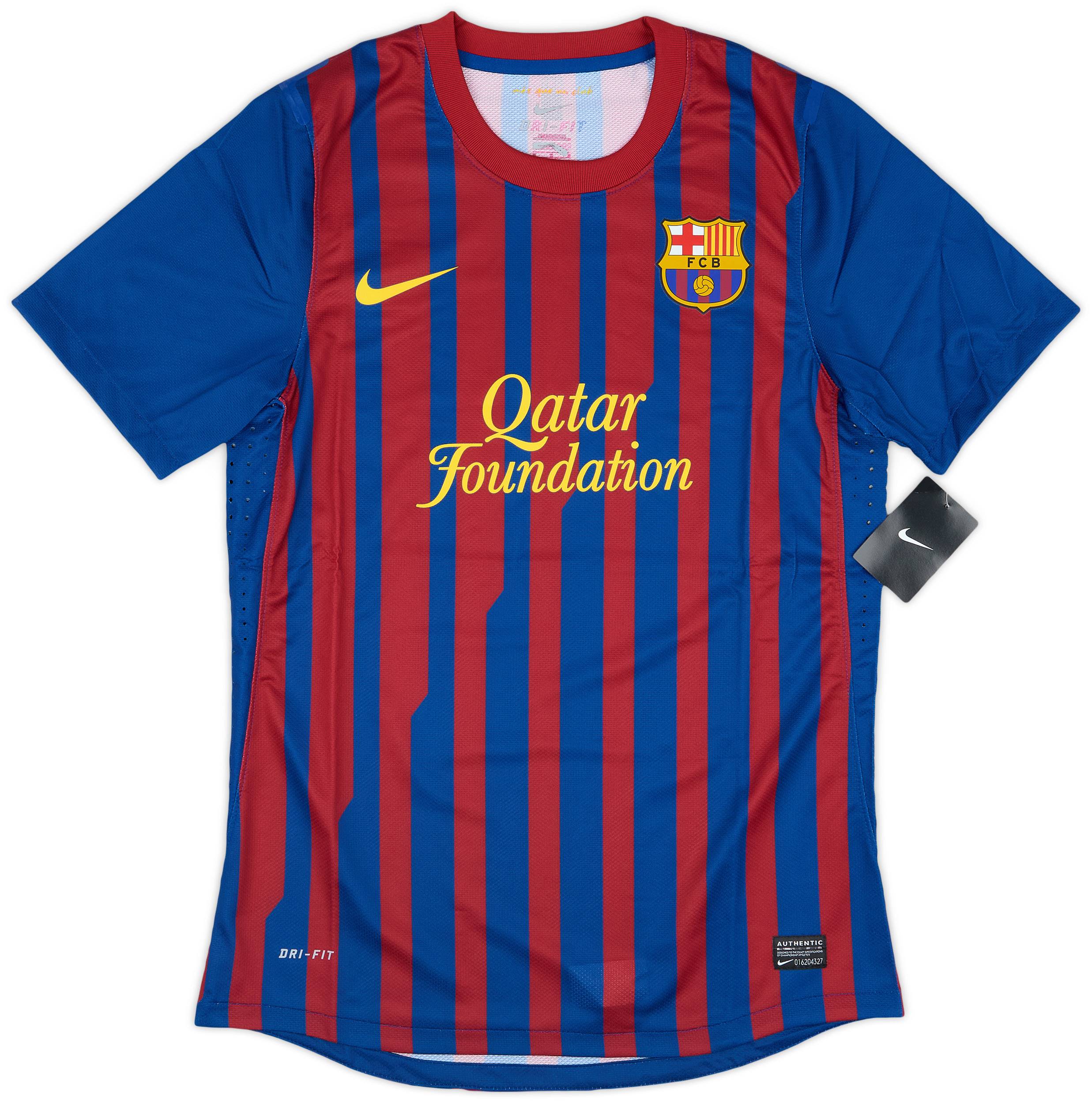 2011-12 Barcelona Player Issue Home Shirt Messi #10 (M)