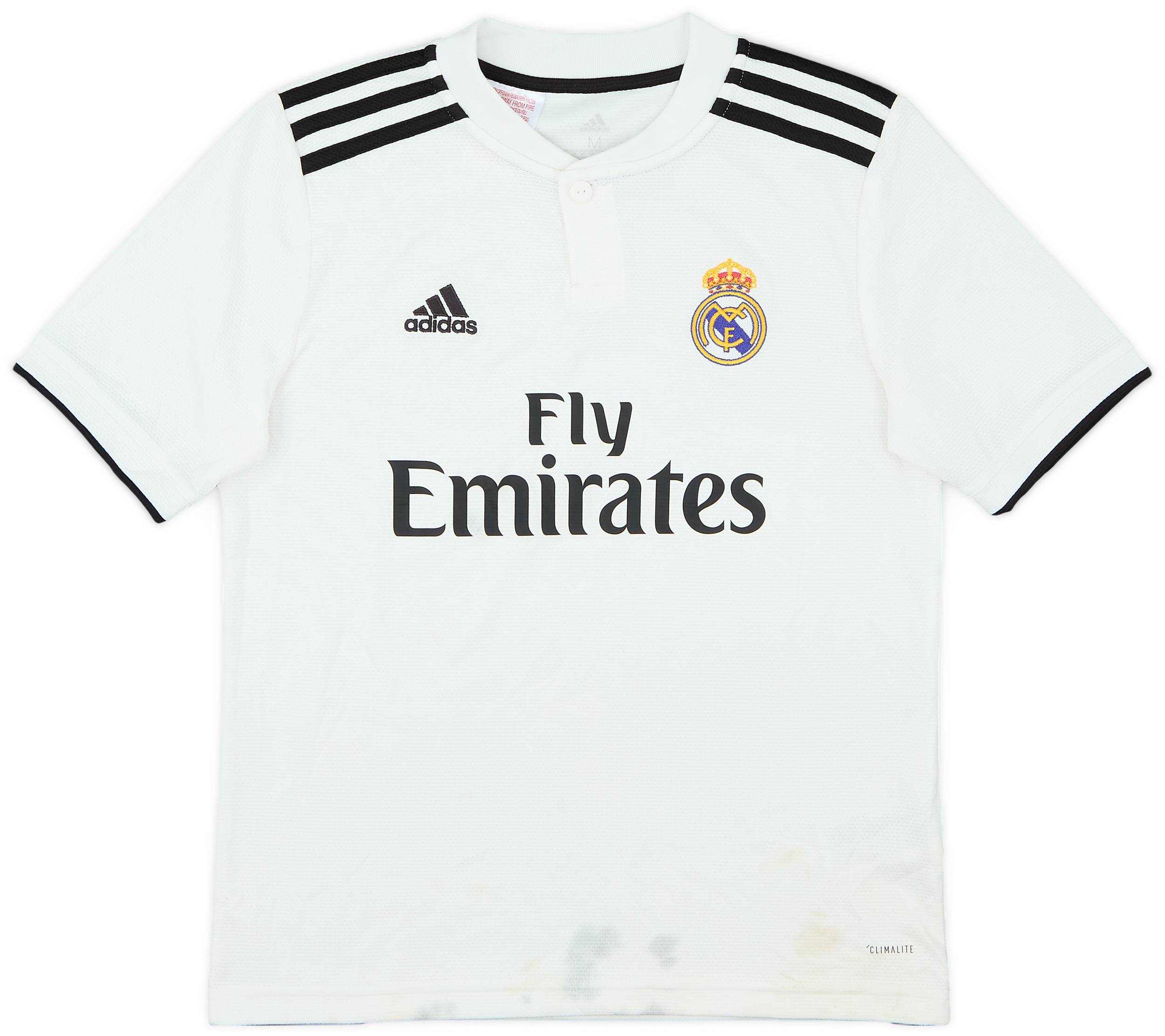 2018-19 Real Madrid Home Shirt - 4/10 - (M.Boys)