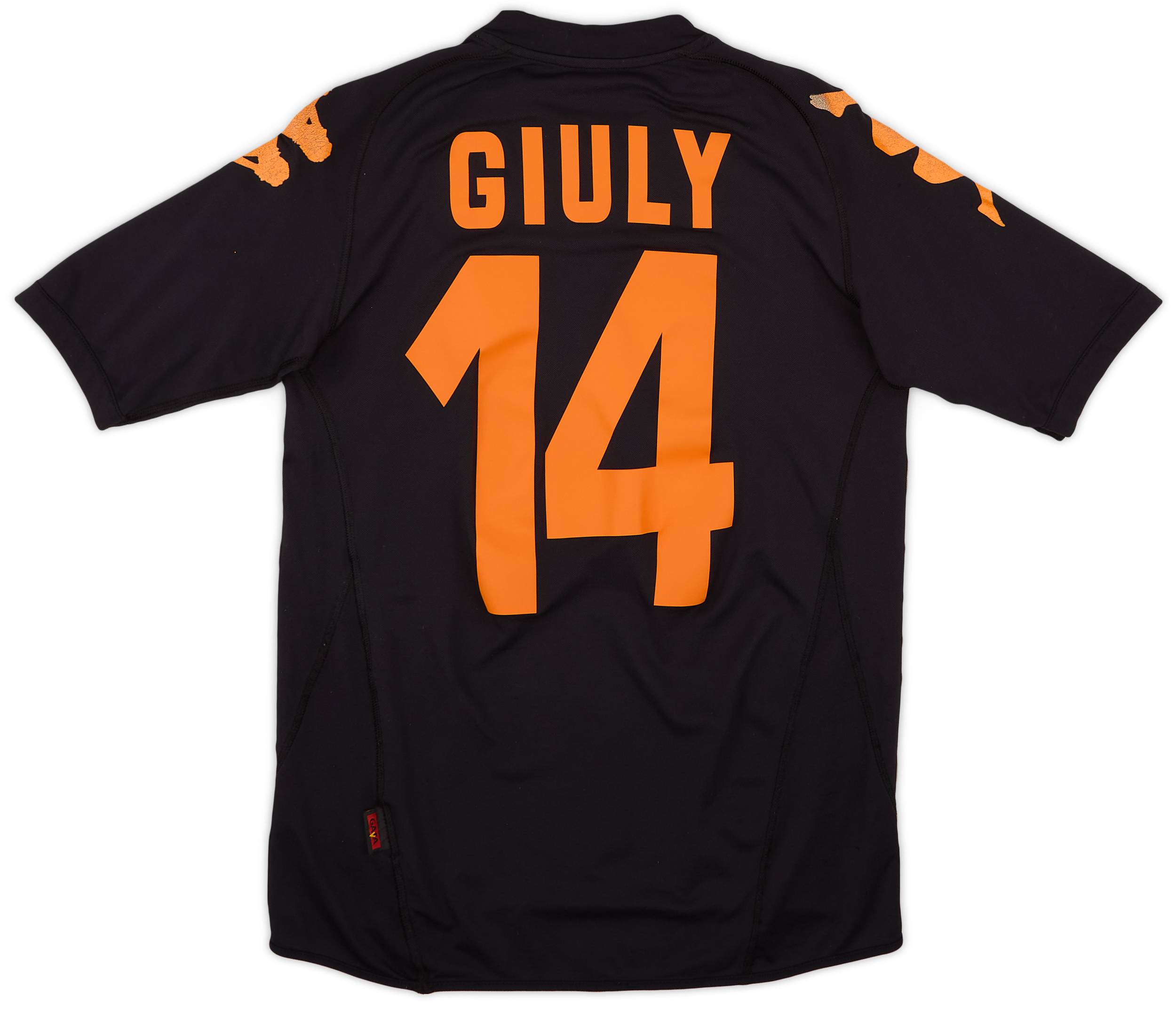 2007-08 Roma Third Shirt Giuly #14 - 5/10 - (S)